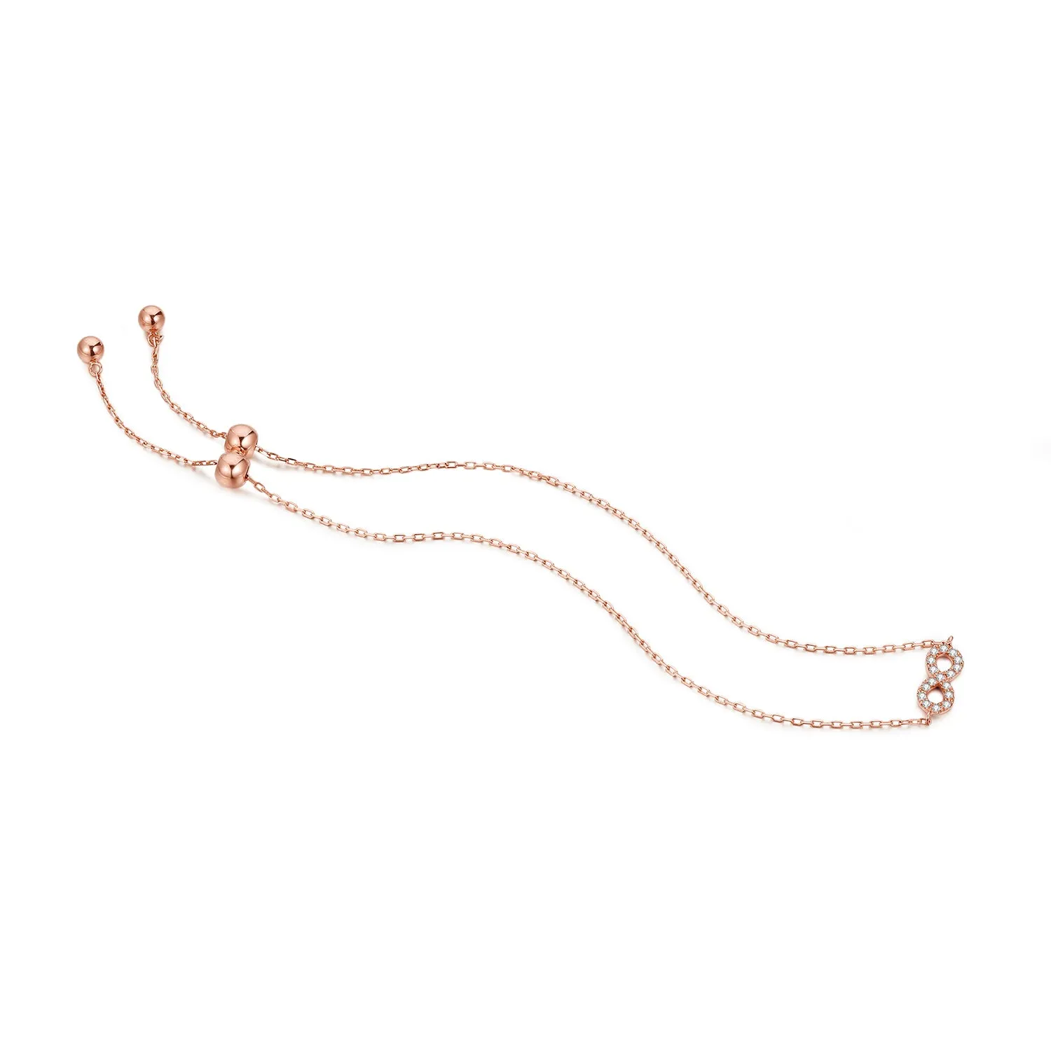 14K Solid Gold Bracelet Exclusively Handcrafted 0.056 Carat Natural Diamond (H-F Color, VS1-VS2 Clarity)