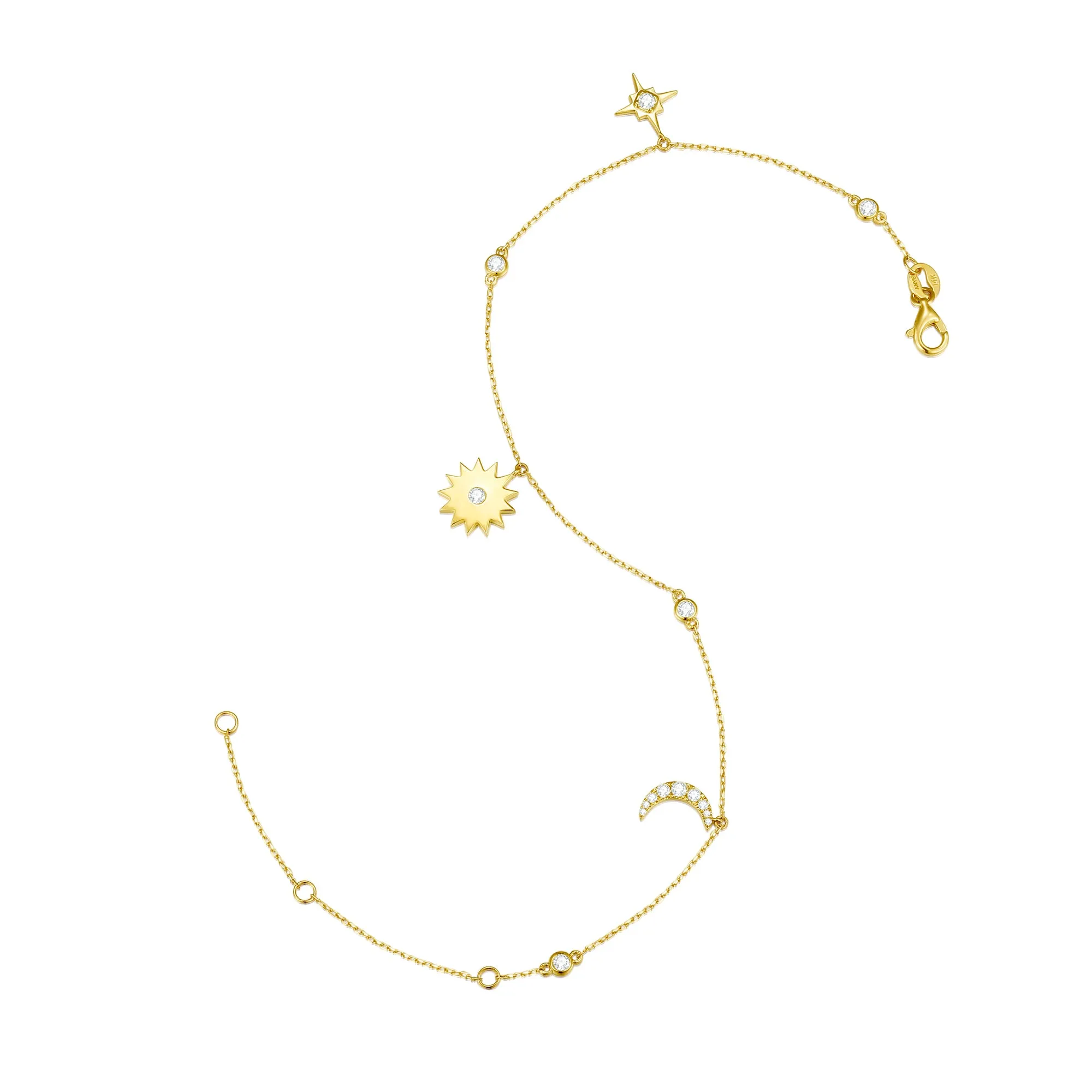 14K Solid Gold Bracelet Exclusively Handcrafted 0.309 Carat Natural Diamond (H-F Color, VS1-VS2 Clarity)