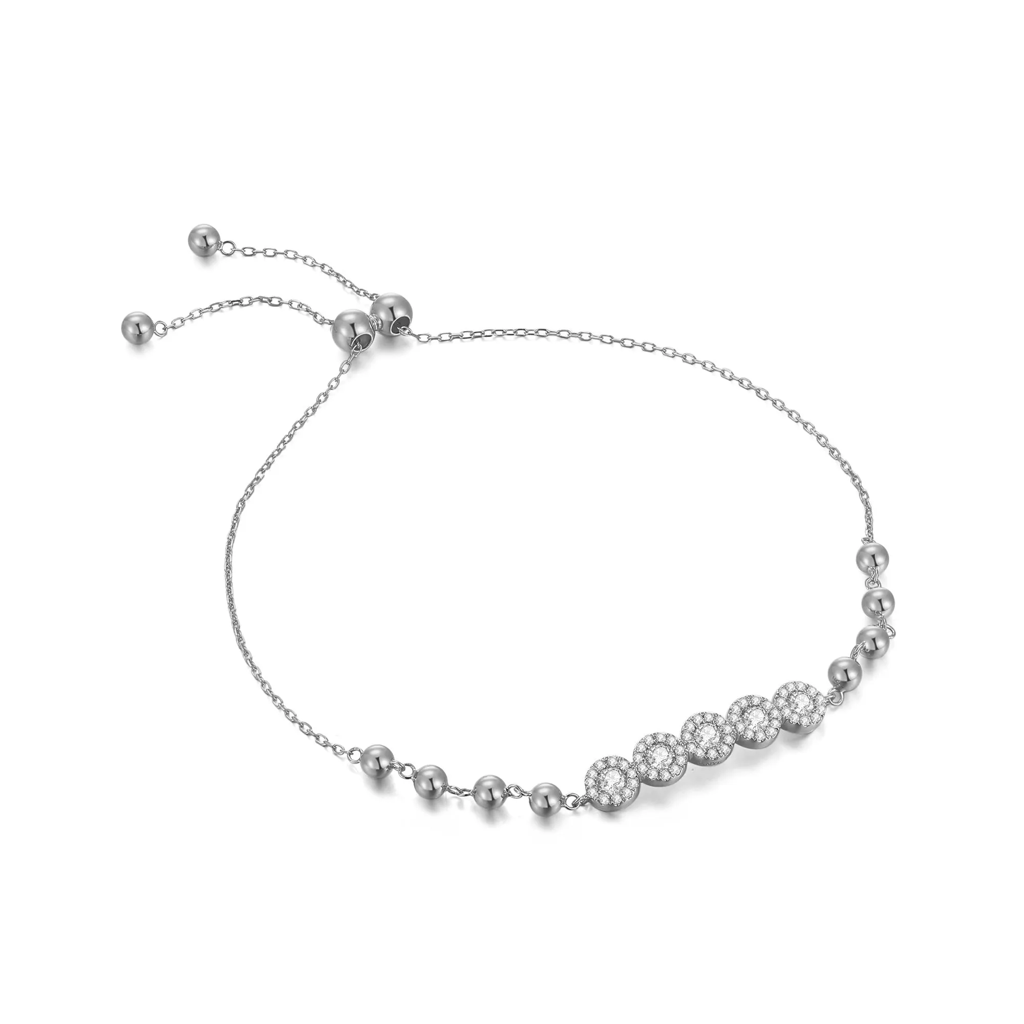 14K Solid Gold Bracelet Exclusively Handcrafted 0.545 Carat Natural Diamond (H-F Color, VS1-VS2 Clarity)