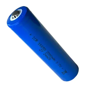 16650 Li-Ion 2000mAh BUTTON TOP