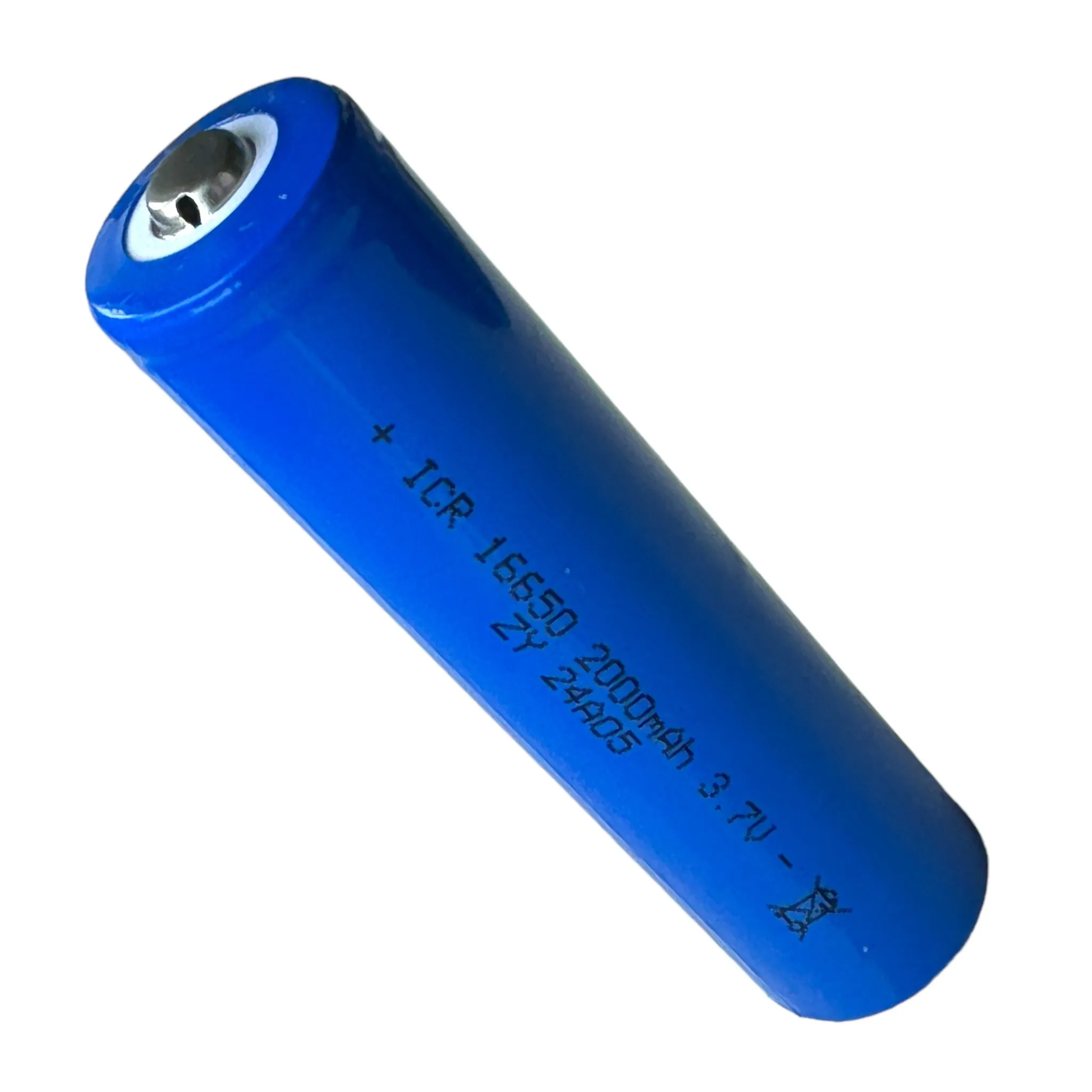 16650 Li-Ion 2000mAh BUTTON TOP