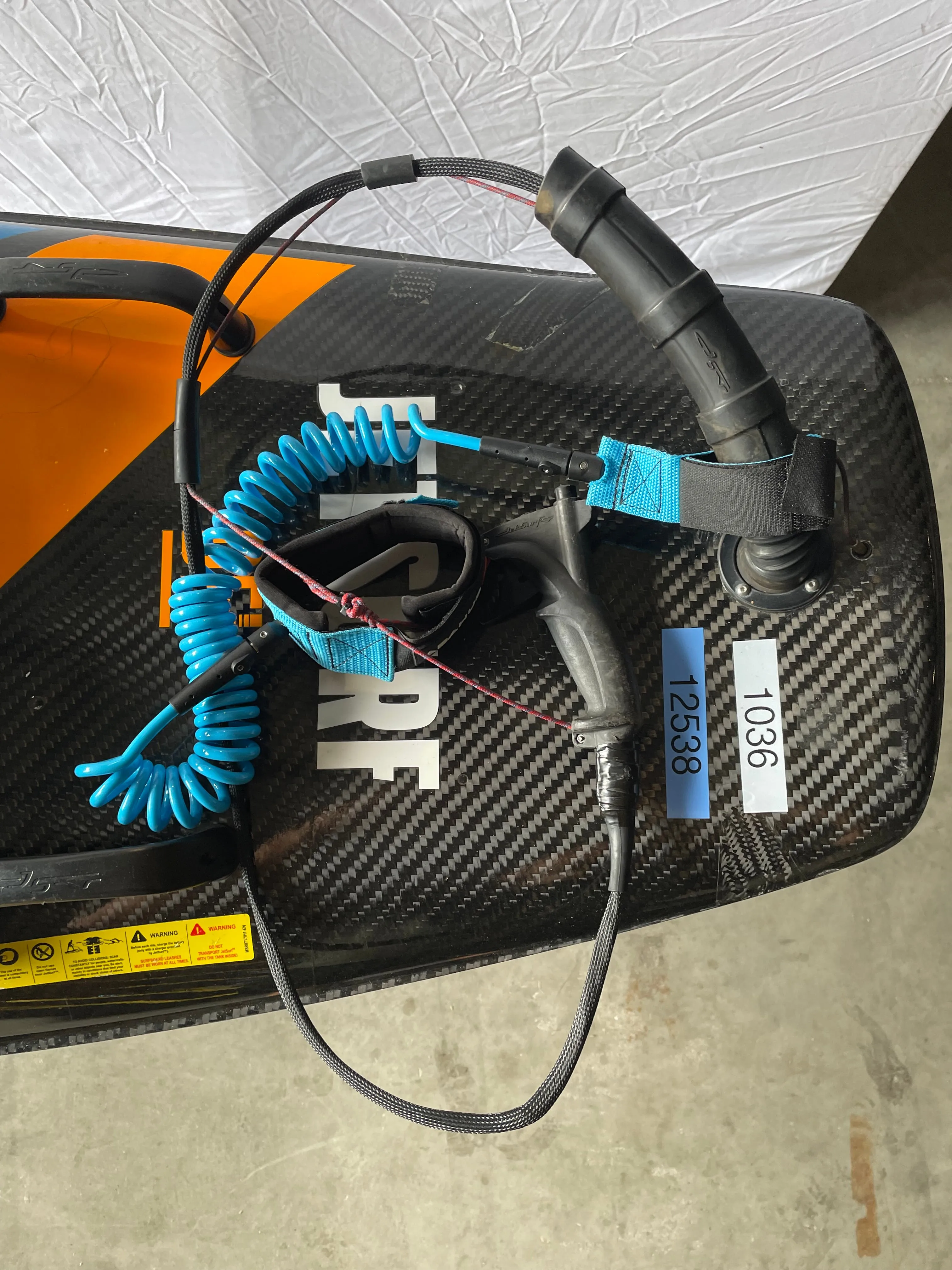 2021 JETSURF Adventure Fluo Orange DFI Carbon PRE-OWNED (JSUC1196K021)