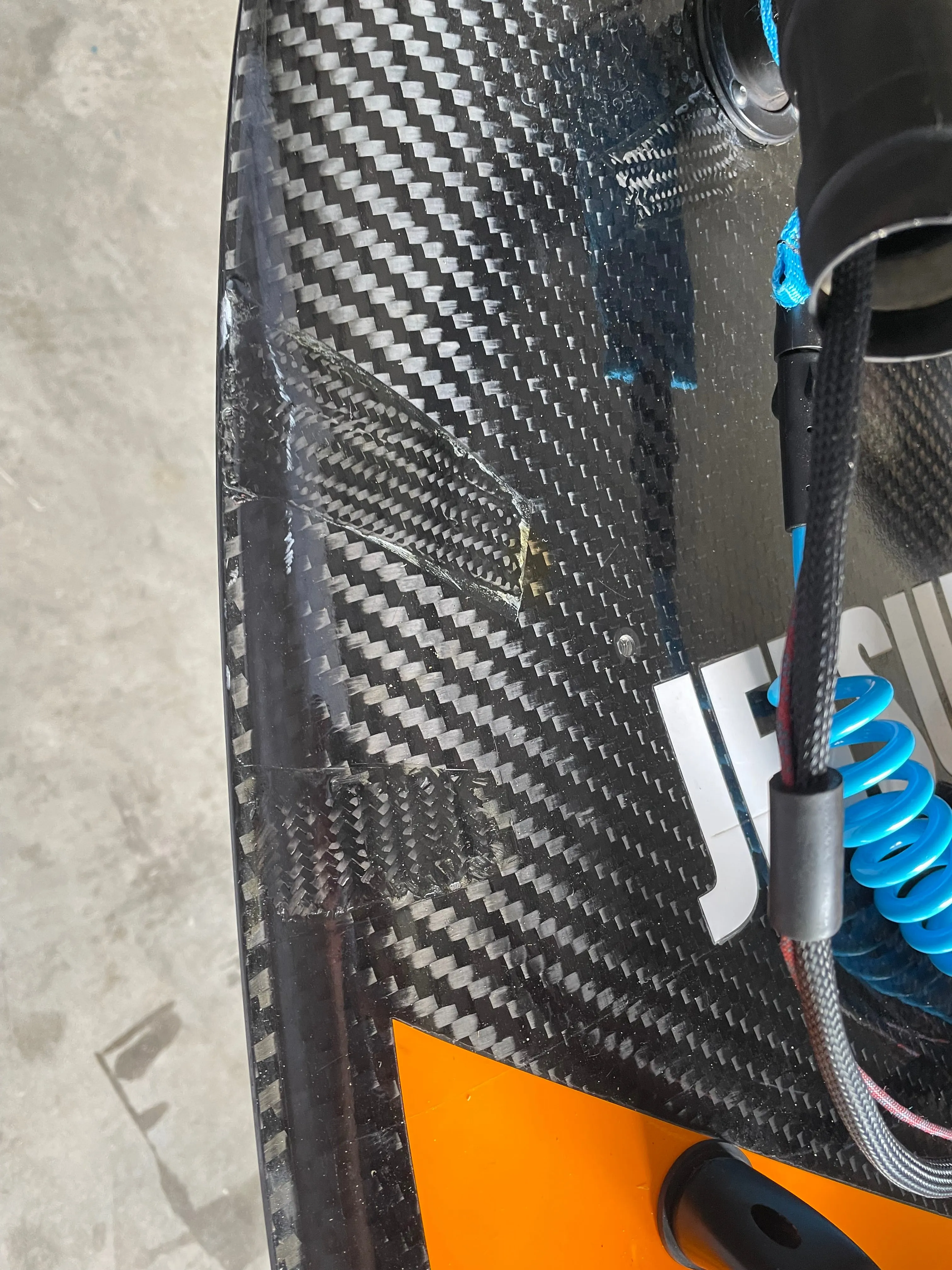 2021 JETSURF Adventure Fluo Orange DFI Carbon PRE-OWNED (JSUC1196K021)