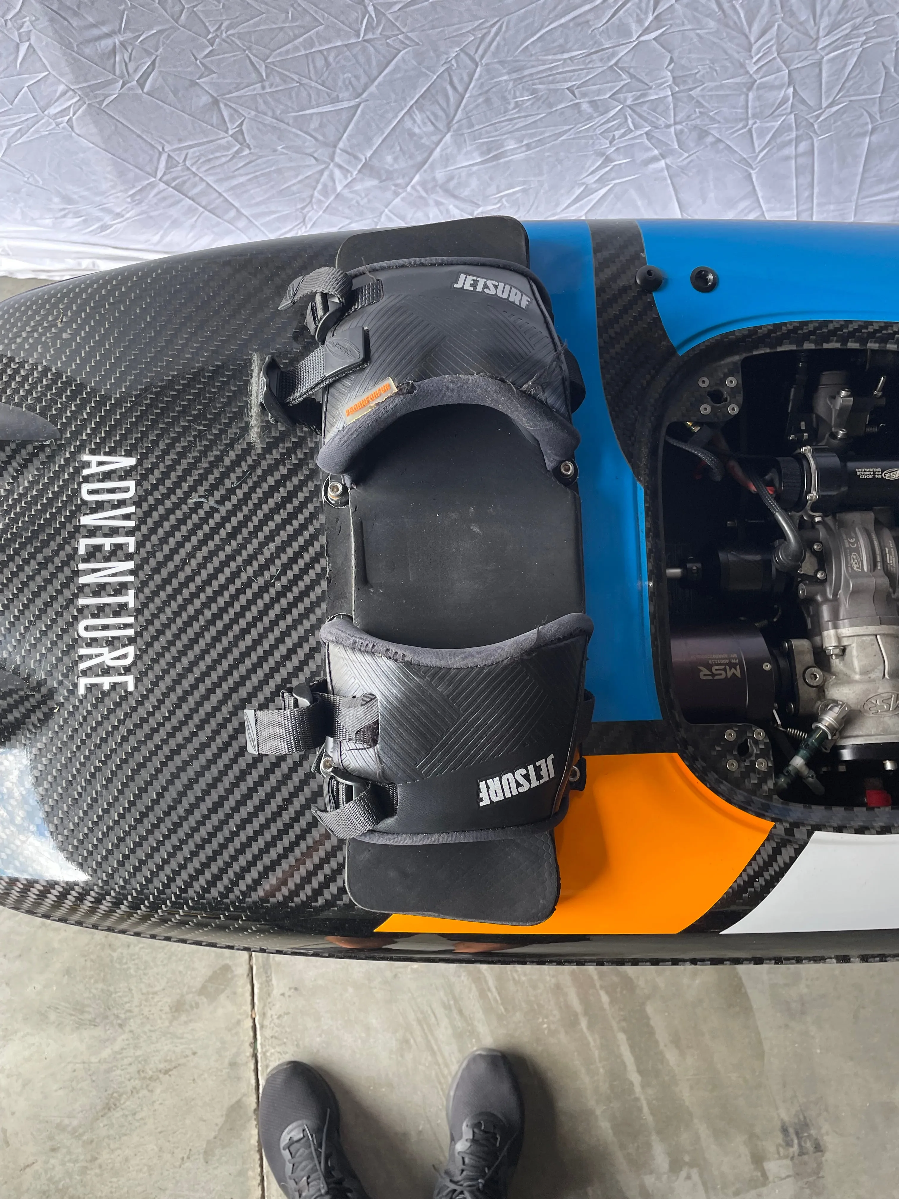 2021 JETSURF Adventure Fluo Orange DFI Carbon PRE-OWNED (JSUC1196K021)