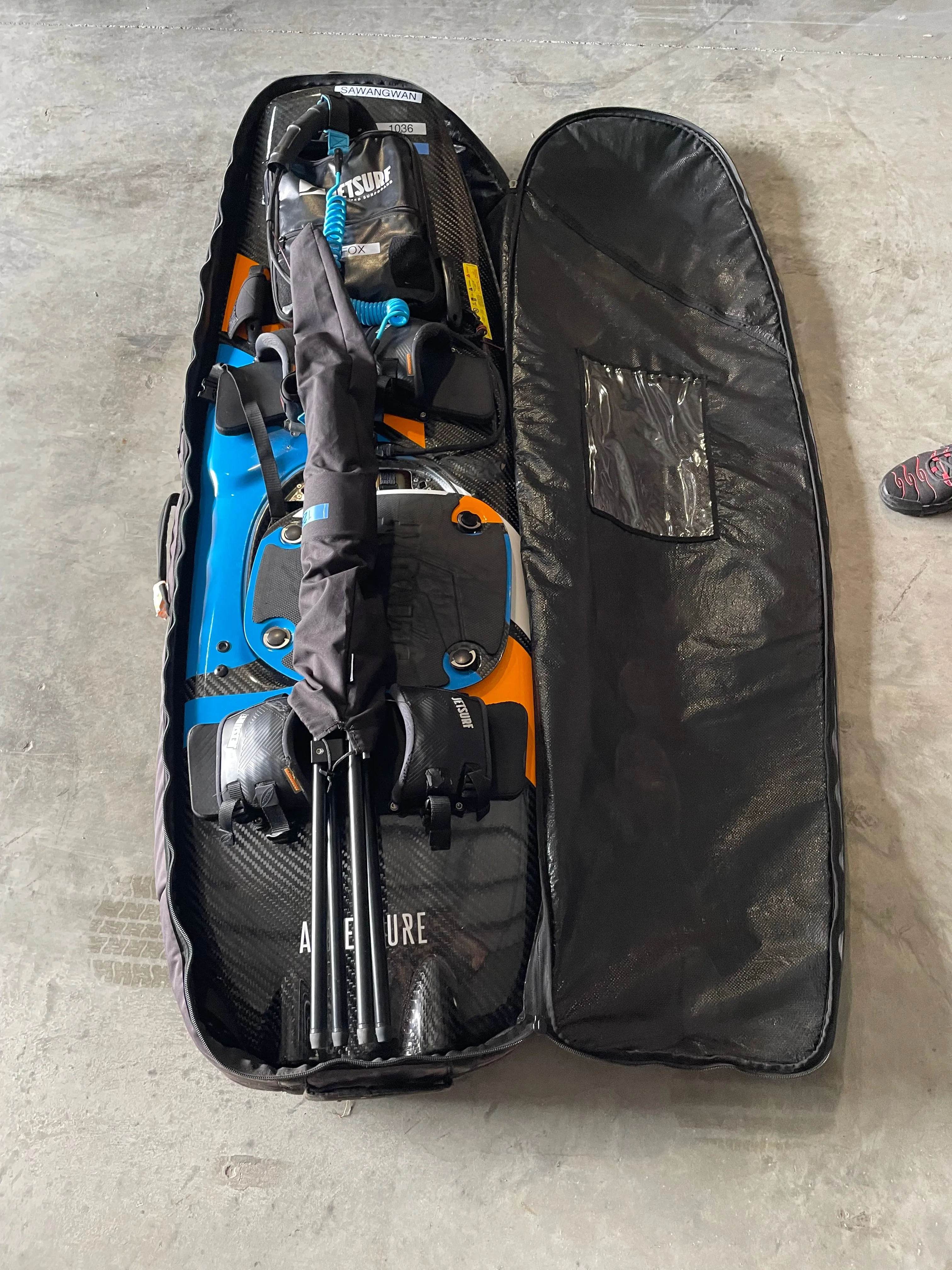 2021 JETSURF Adventure Fluo Orange DFI Carbon PRE-OWNED (JSUC1196K021)