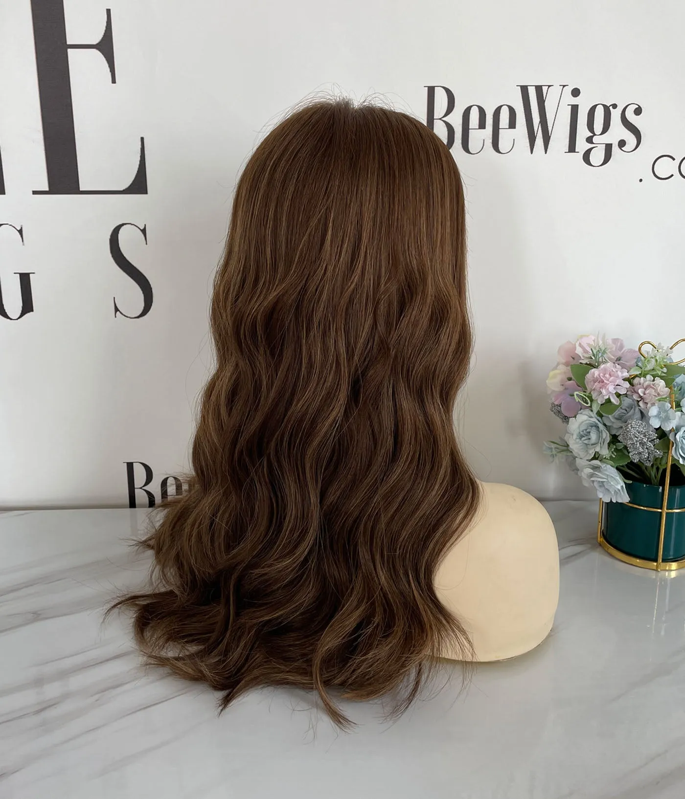 #6 with Highlights Classic Color Lace Top Wig