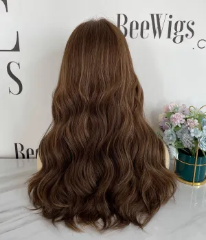 #6 with Highlights Classic Color Lace Top Wig