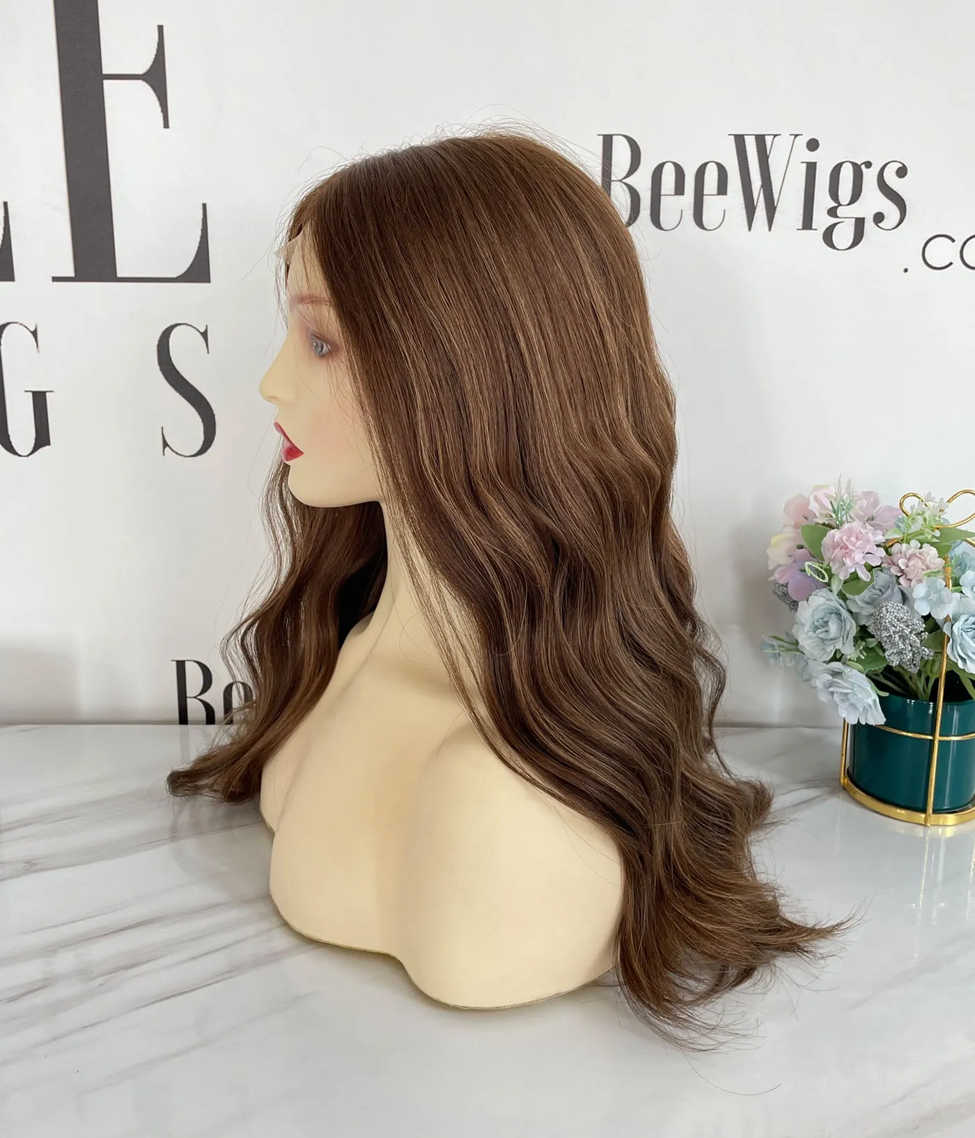 #6 with Highlights Classic Color Lace Top Wig