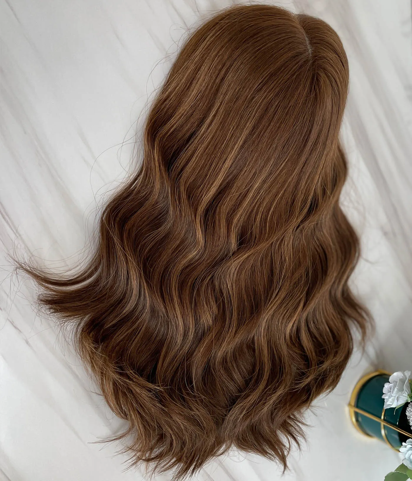 #6 with Highlights Classic Color Lace Top Wig