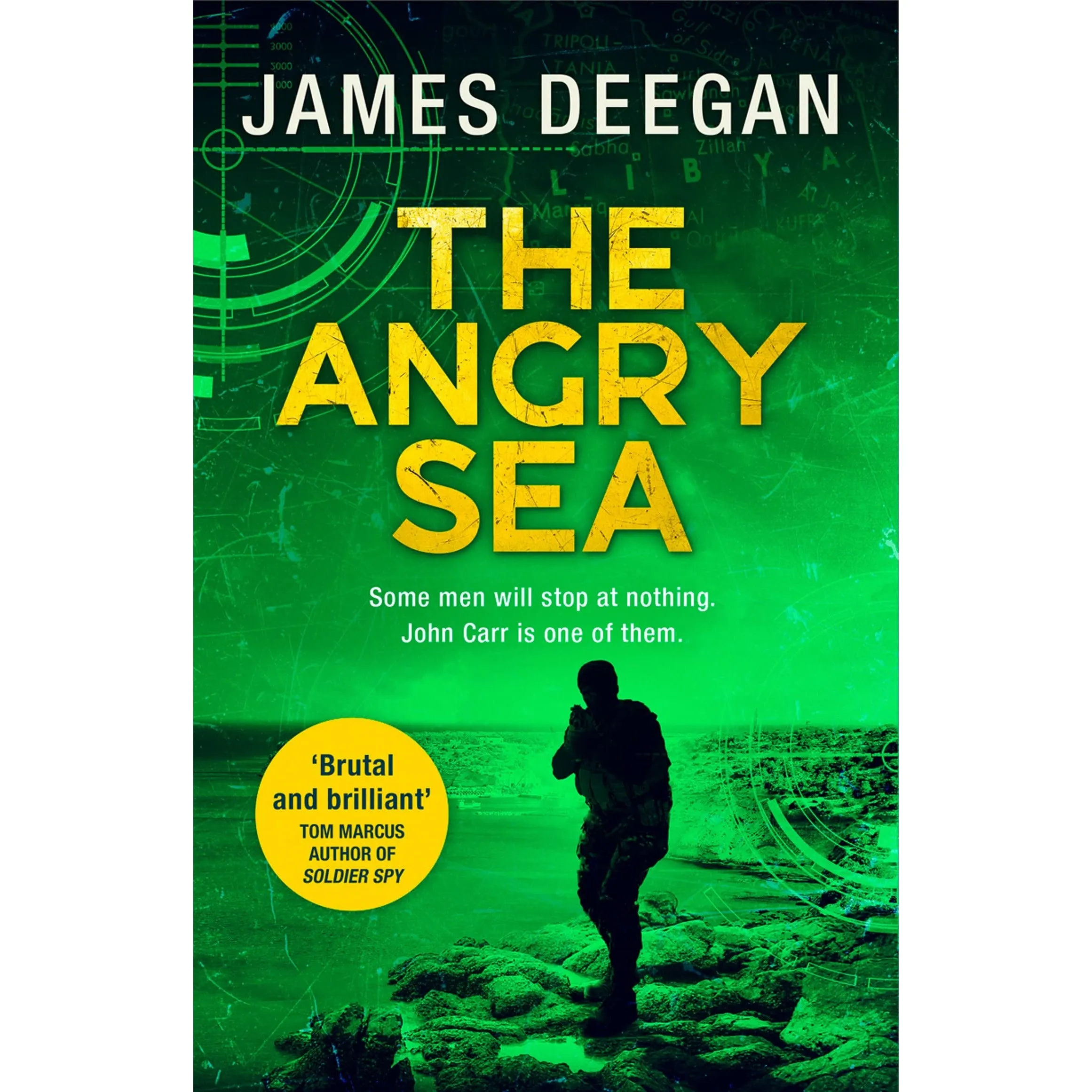 A John Carr Thriller 2 Books Collection Set By James Deegan (Once a Pilgrim, The Angry Sea)