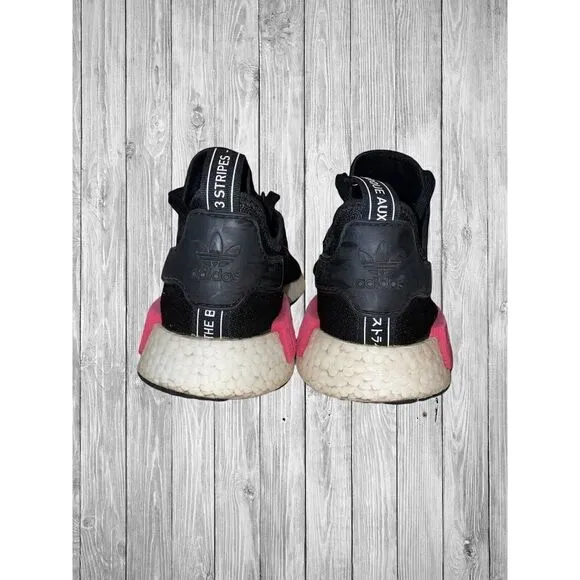 Adidas Originals NMD_R1 Sneakers Core Black Energy Pink EE5100 Men’s Size 10.5
