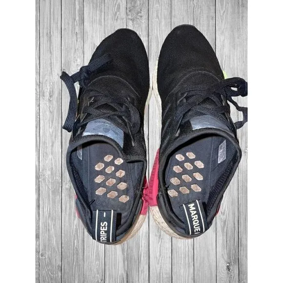 Adidas Originals NMD_R1 Sneakers Core Black Energy Pink EE5100 Men’s Size 10.5