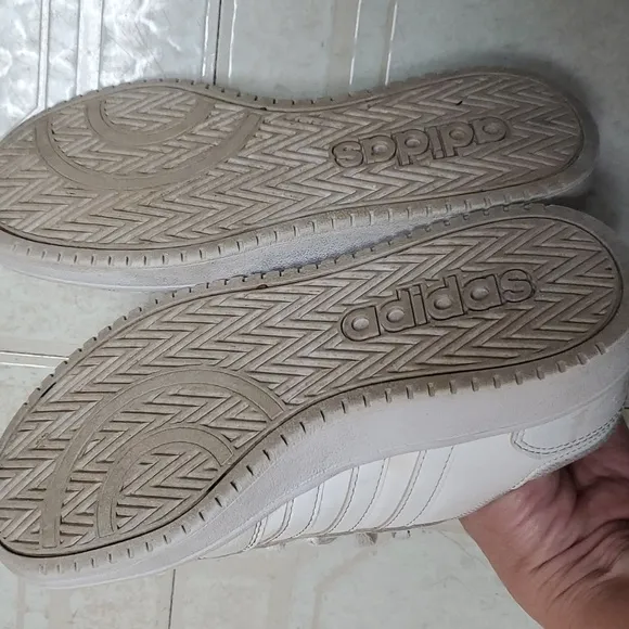 Adidas white size 4 sneakers
