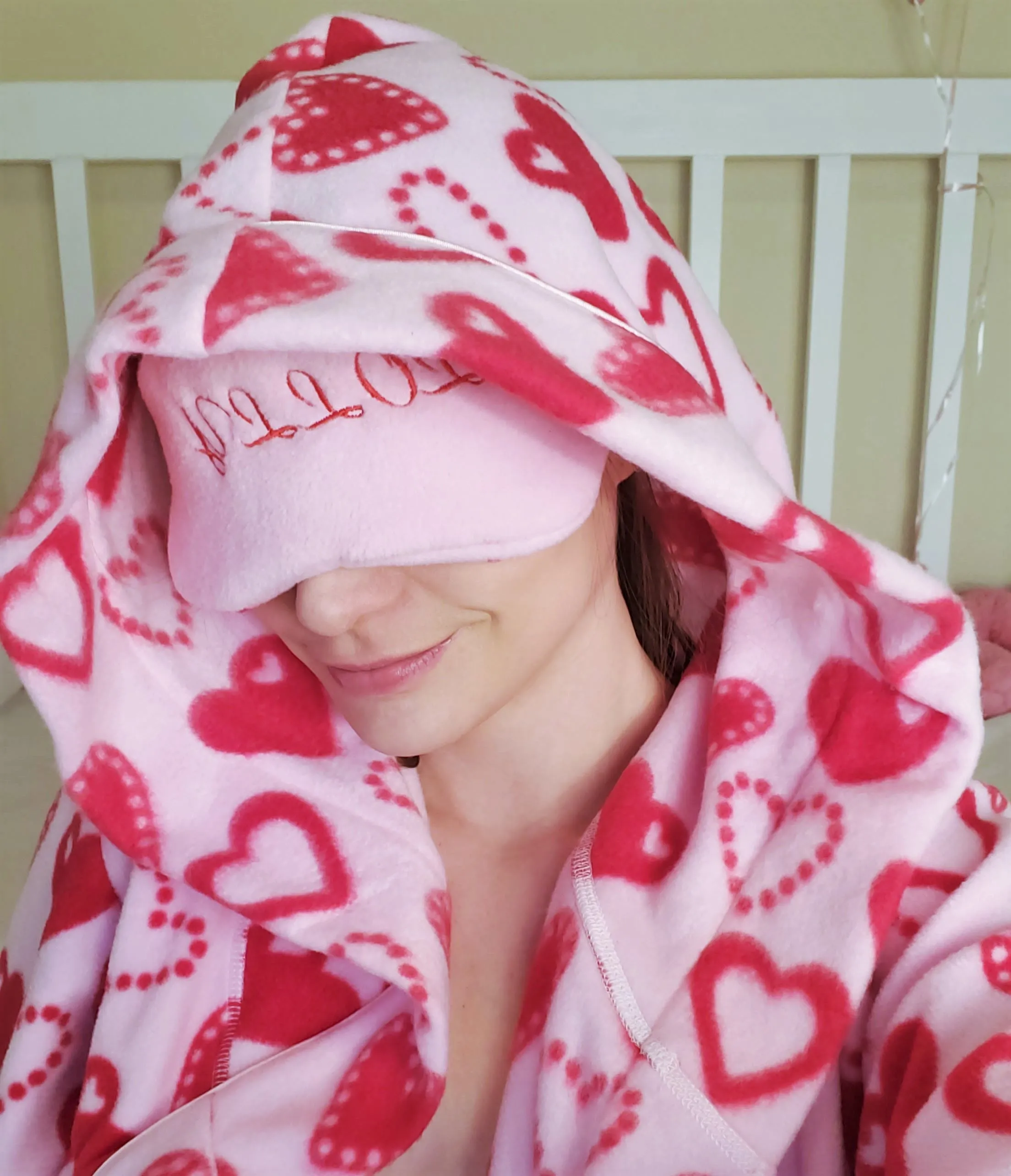 Adult baby Bathrobe fleece perfect for after baby bath