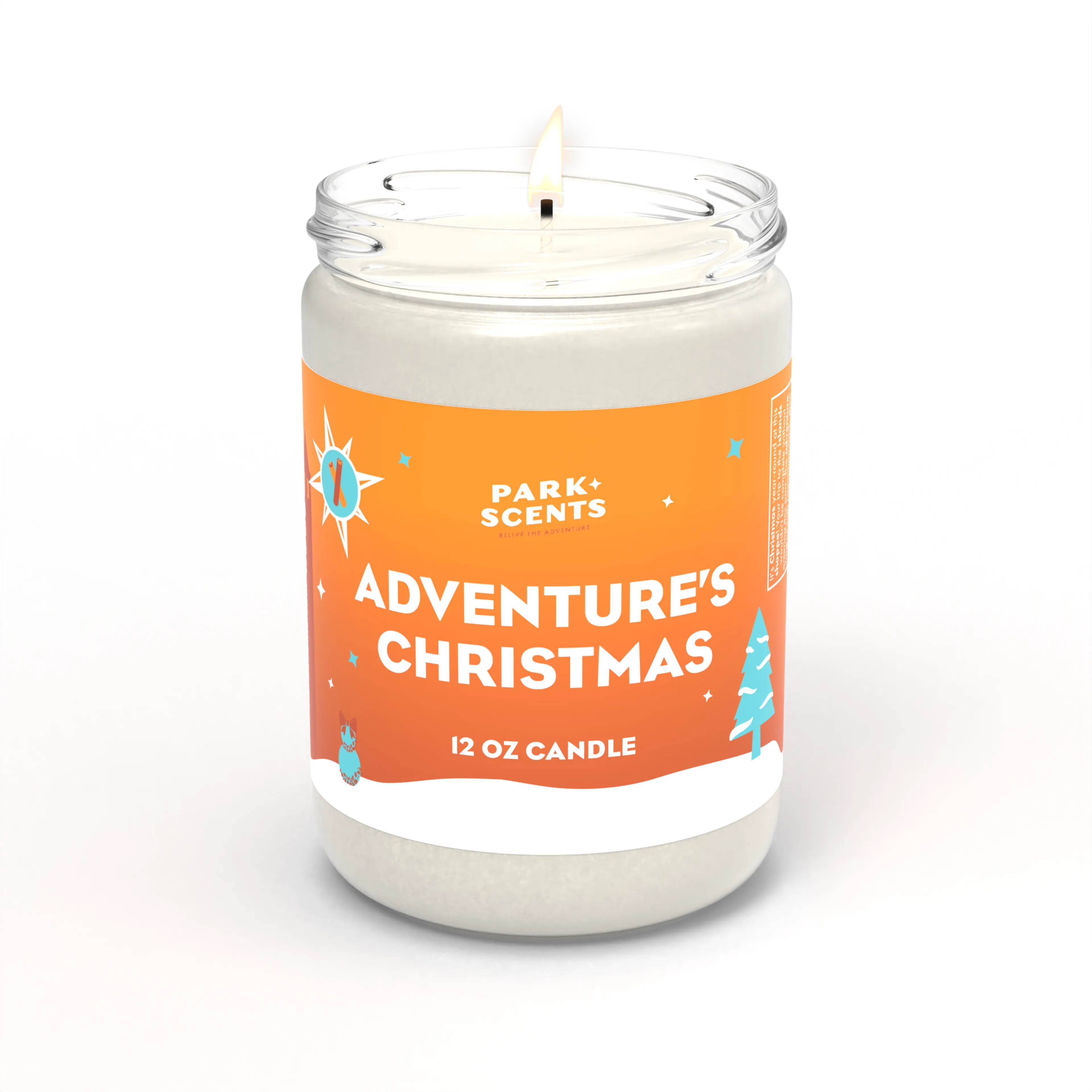 Adventure Christmas Candle
