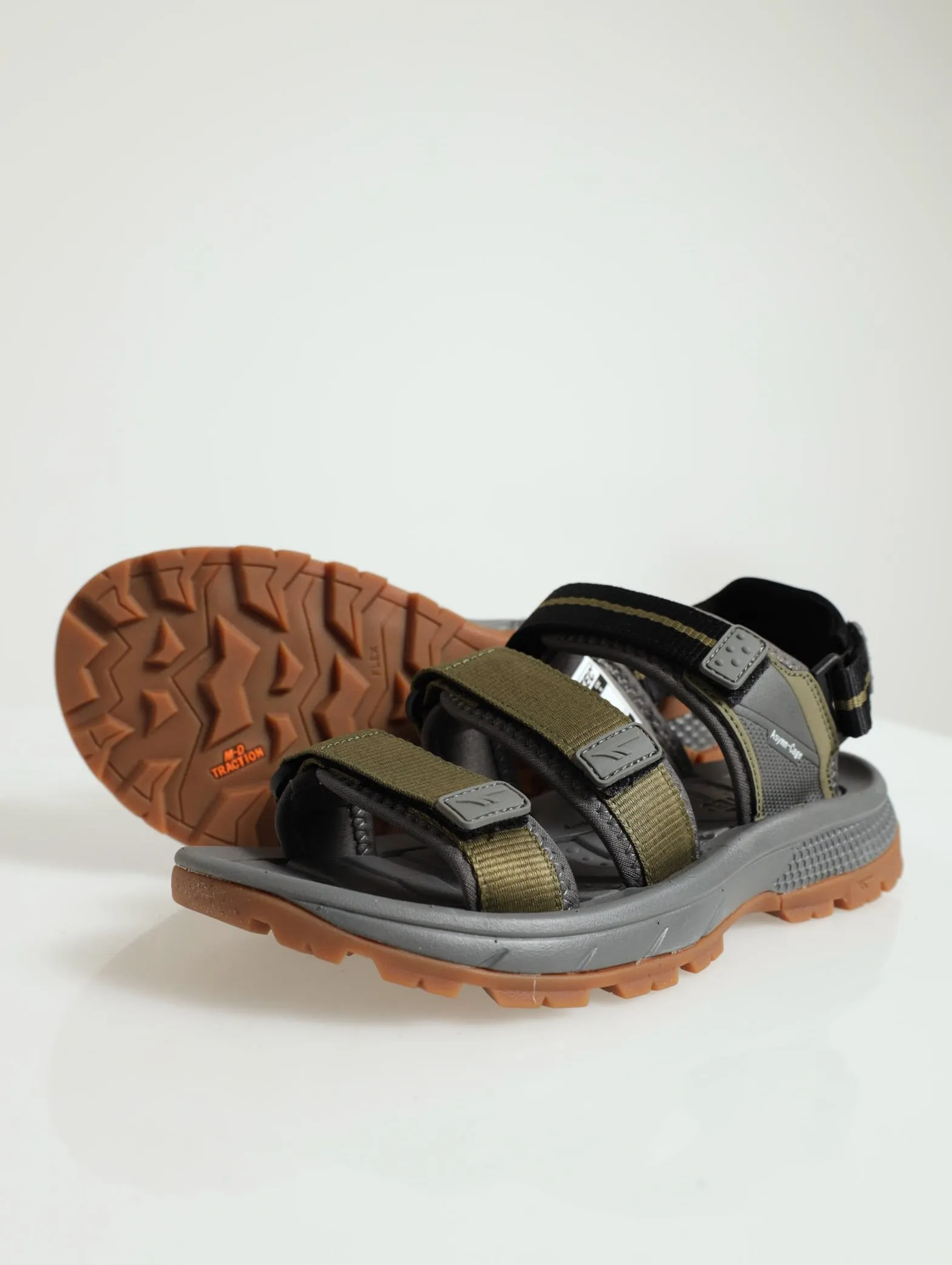 Agave Gum Sole Adventure Sandal - Olive