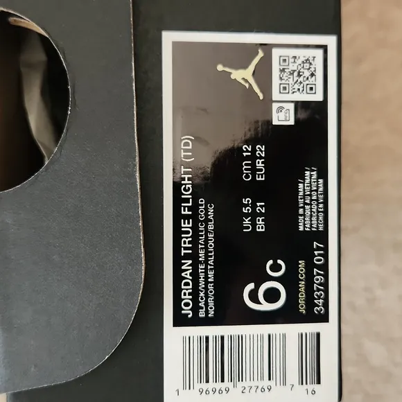 Air Jordan True Flight toddler sneakers