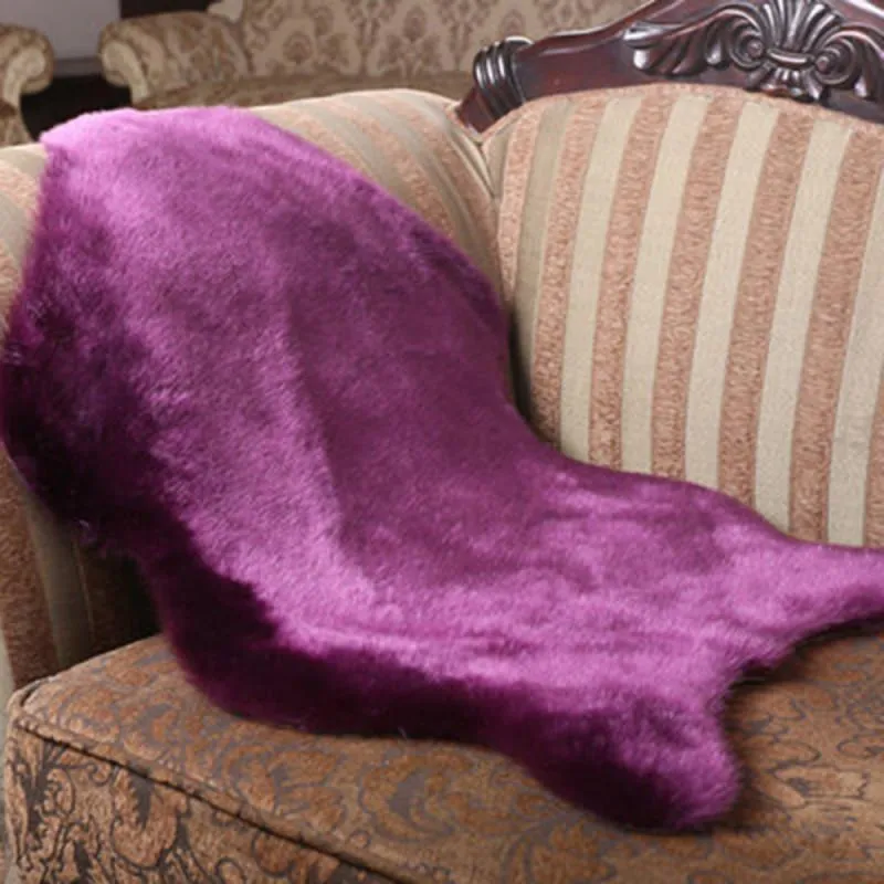 Anti-Slip Fluffy Faux Fur Seat Cover
