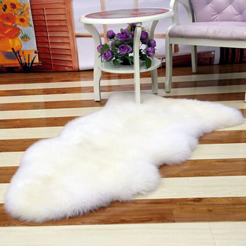 Anti-Slip Fluffy Faux Fur Seat Cover