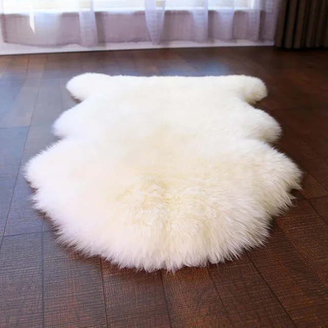 Anti-Slip Fluffy Faux Fur Seat Cover