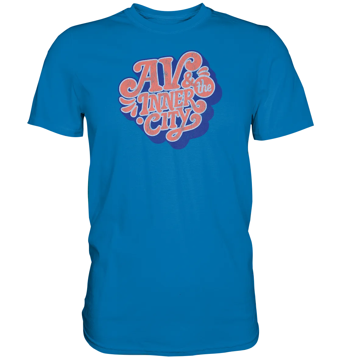 AV & the Inner City / Blue and Orange Logo - Premium Shirt