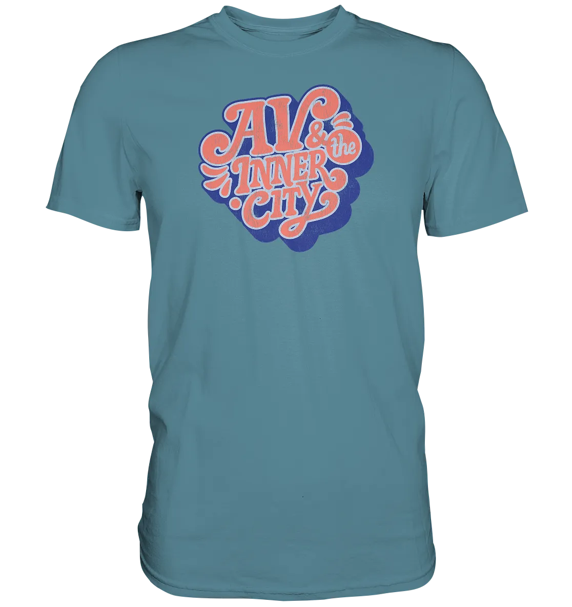 AV & the Inner City / Blue and Orange Logo - Premium Shirt