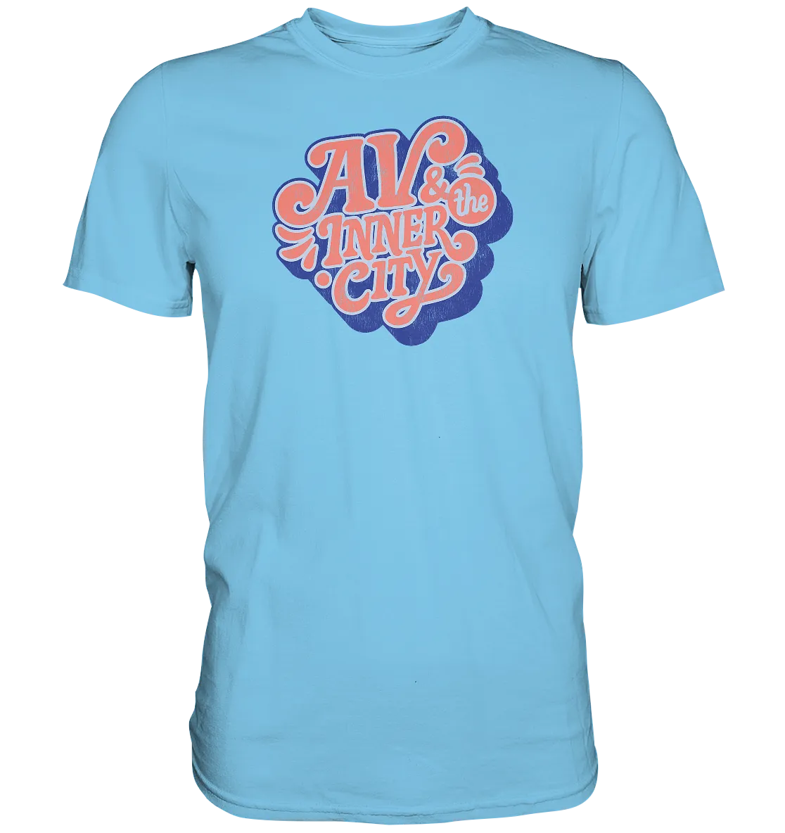 AV & the Inner City / Blue and Orange Logo - Premium Shirt