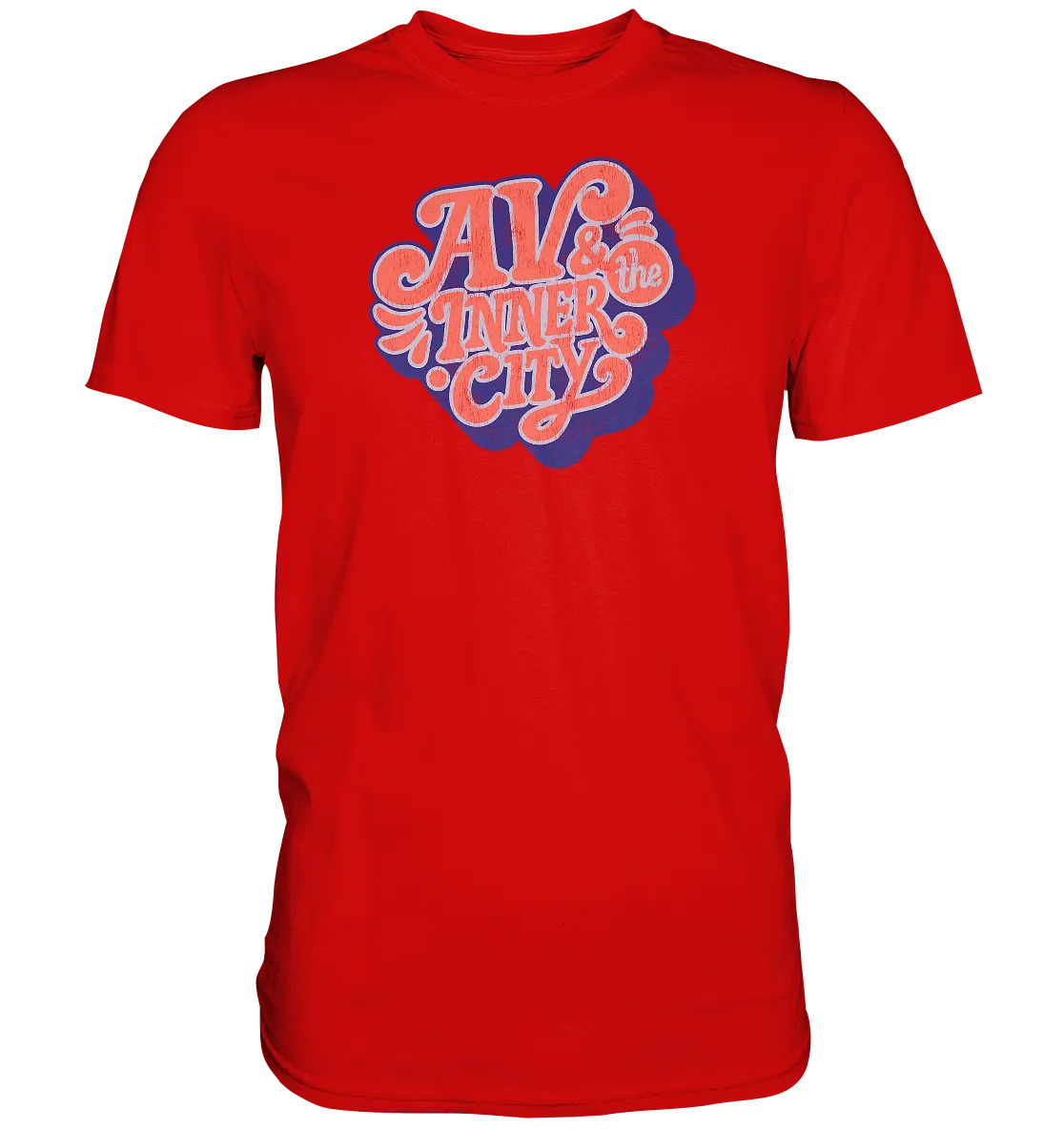 AV & the Inner City / Blue and Orange Logo - Premium Shirt