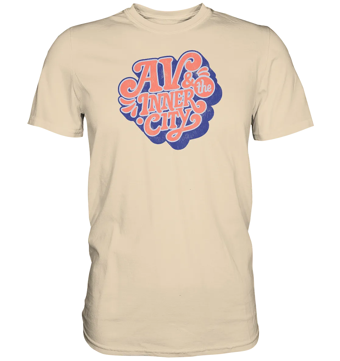 AV & the Inner City / Blue and Orange Logo - Premium Shirt