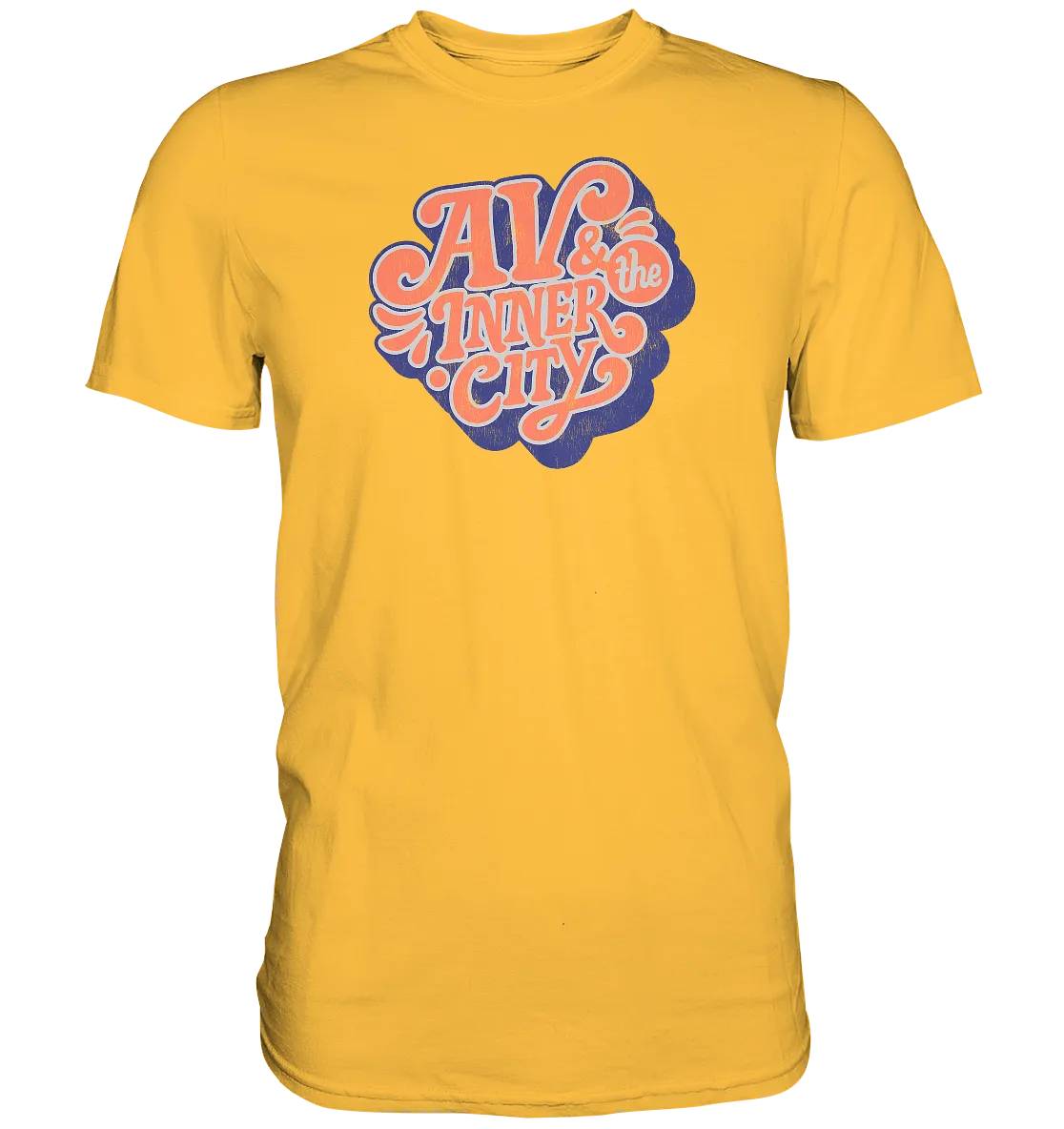 AV & the Inner City / Blue and Orange Logo - Premium Shirt