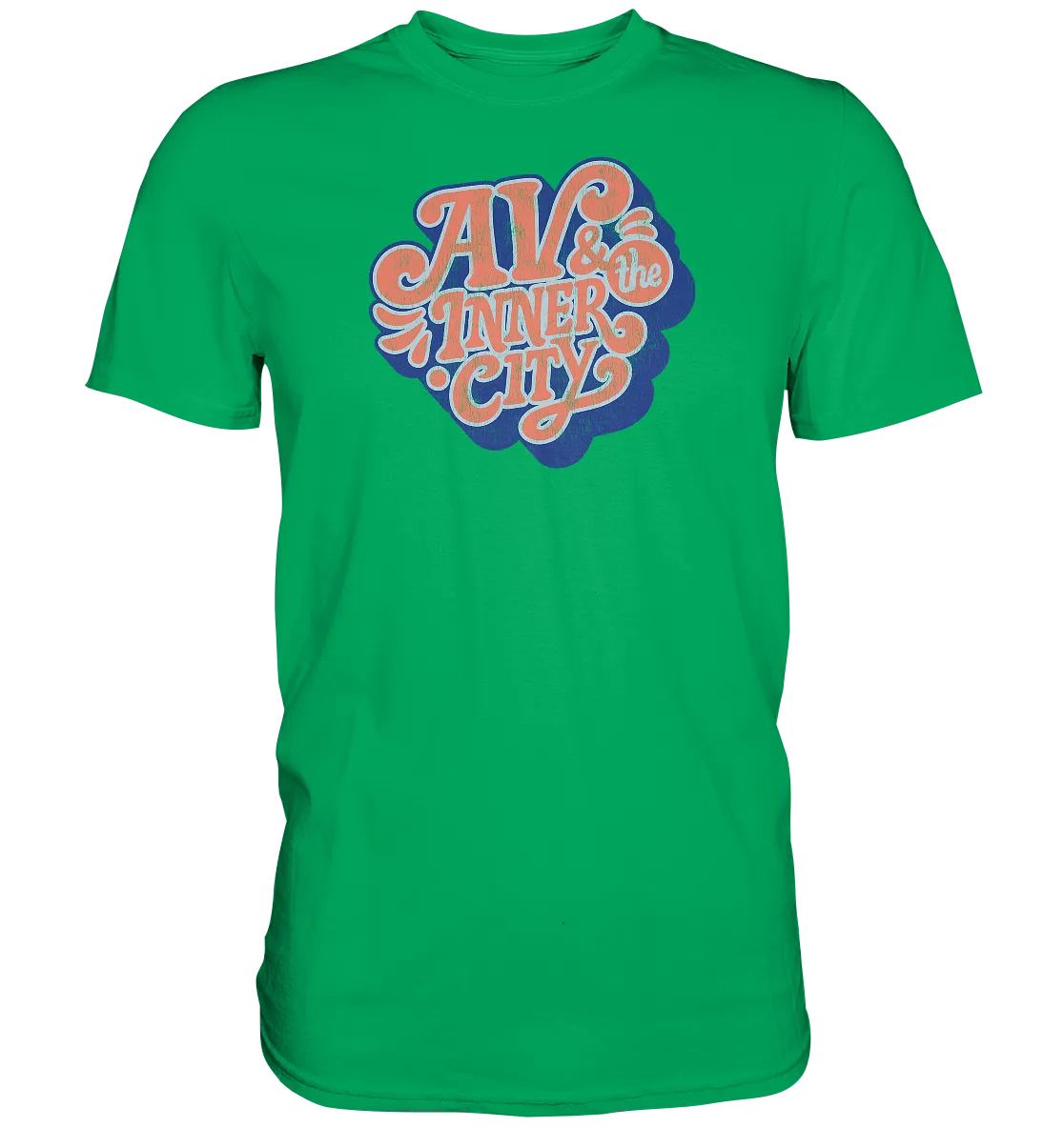 AV & the Inner City / Blue and Orange Logo - Premium Shirt