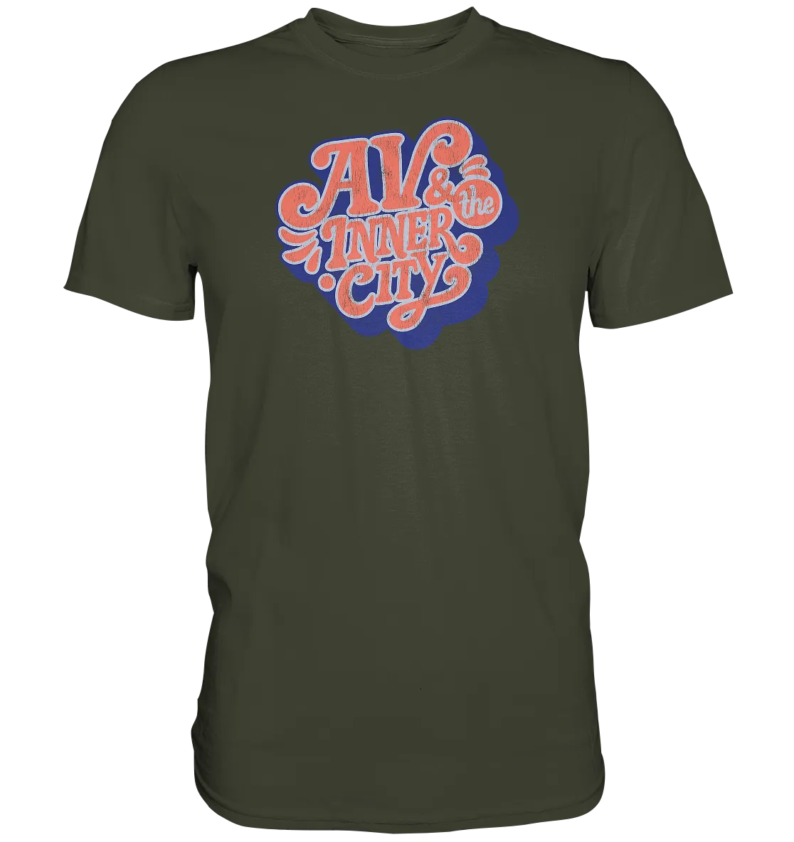 AV & the Inner City / Blue and Orange Logo - Premium Shirt