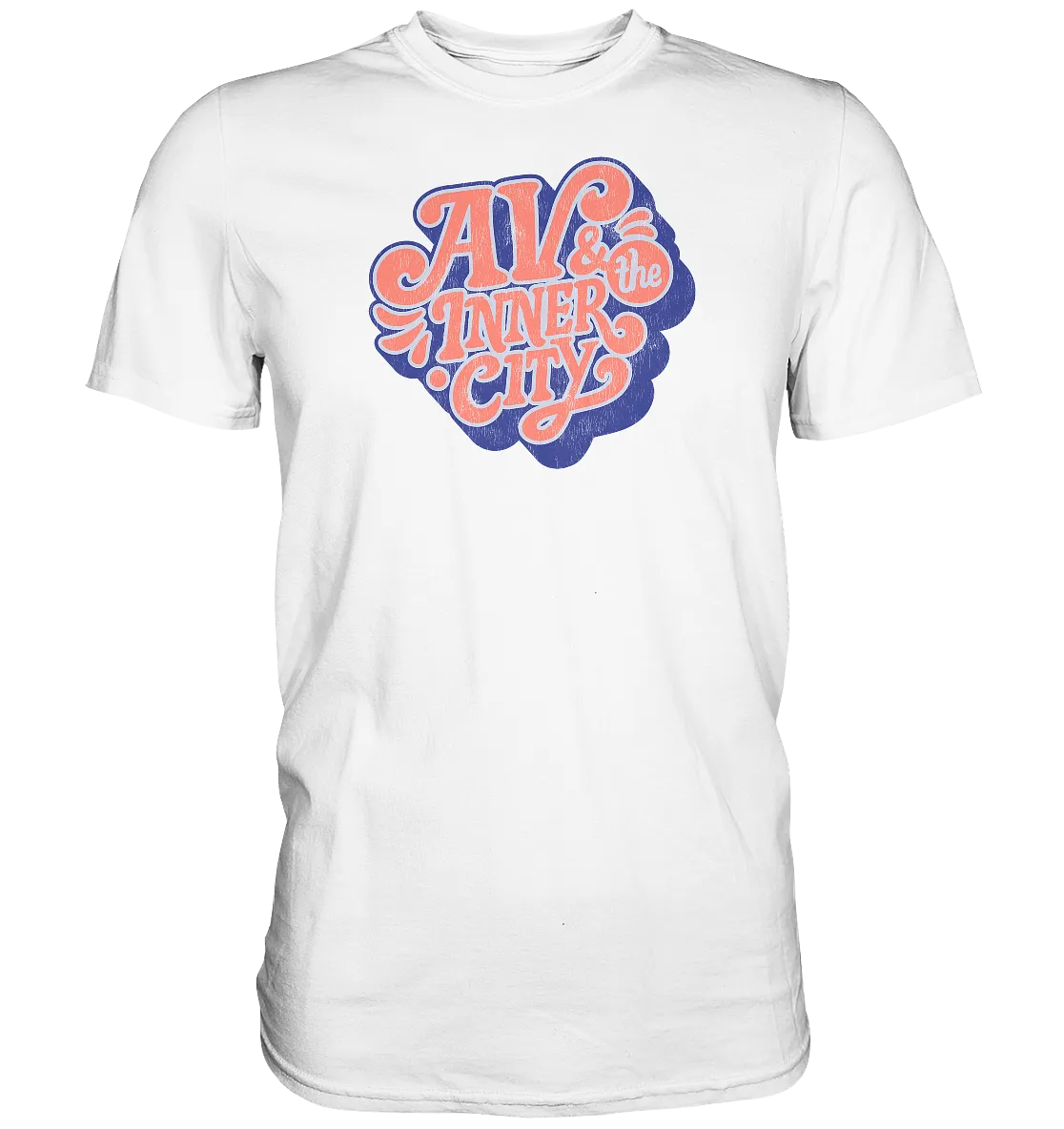 AV & the Inner City / Blue and Orange Logo - Premium Shirt
