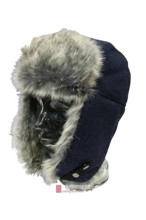 Avenel Wool Blend Herringbone Flying Cap