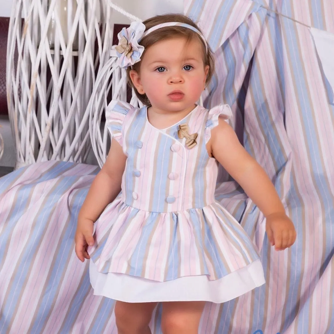 BABINE - Candy Stripe Dress - Multi