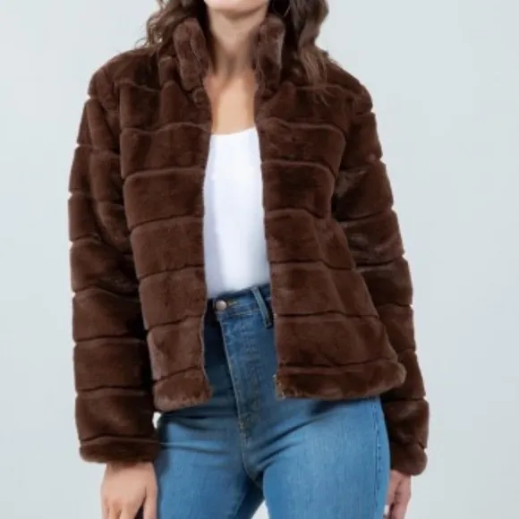 Beautiful Faux Fur Coat