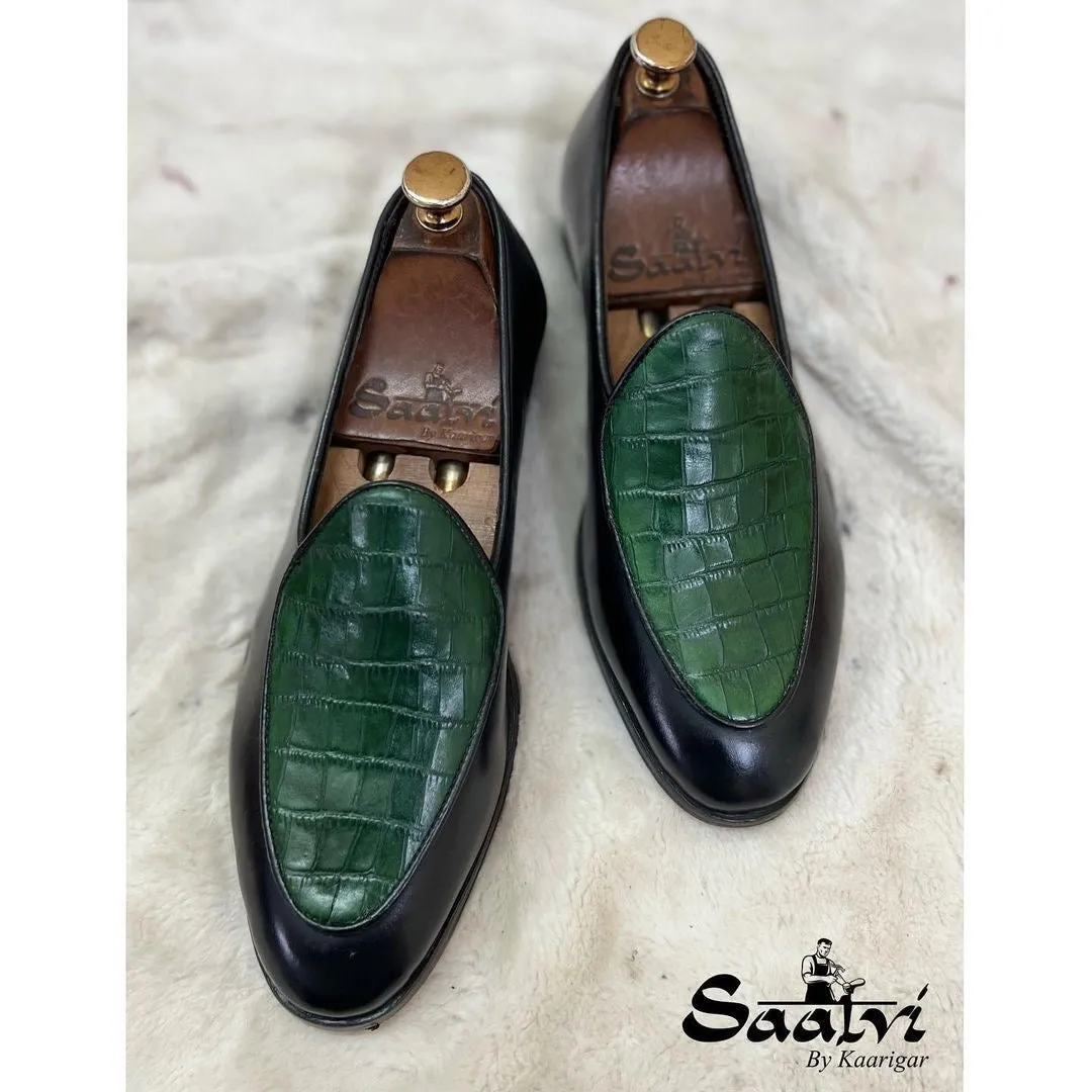 Belgian Loafers Green