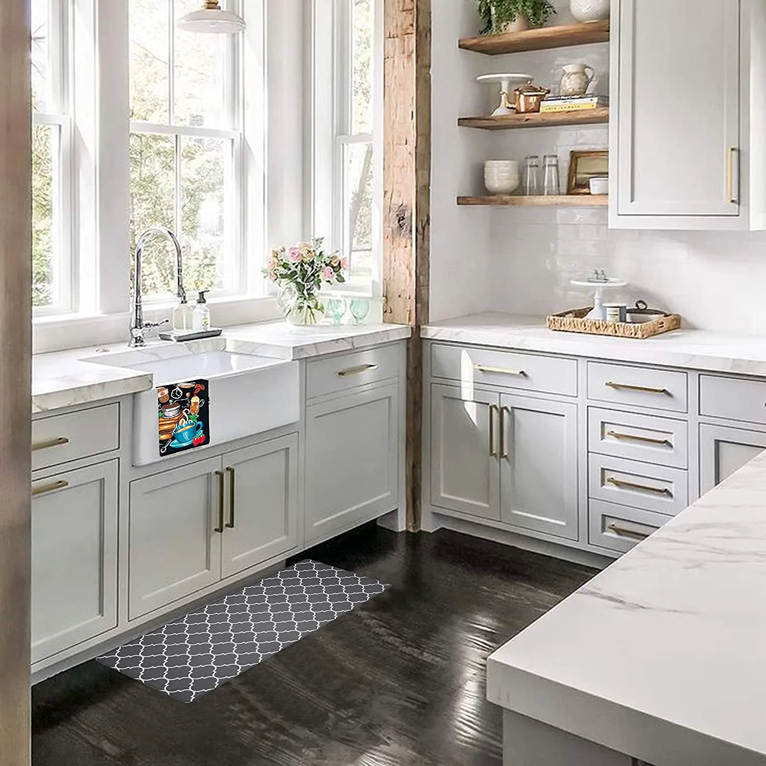 🎉Big Sale - Kitchen Printed Non-Slip Carpet ( 🔥Buy 1 Get 1 Free🎁 )