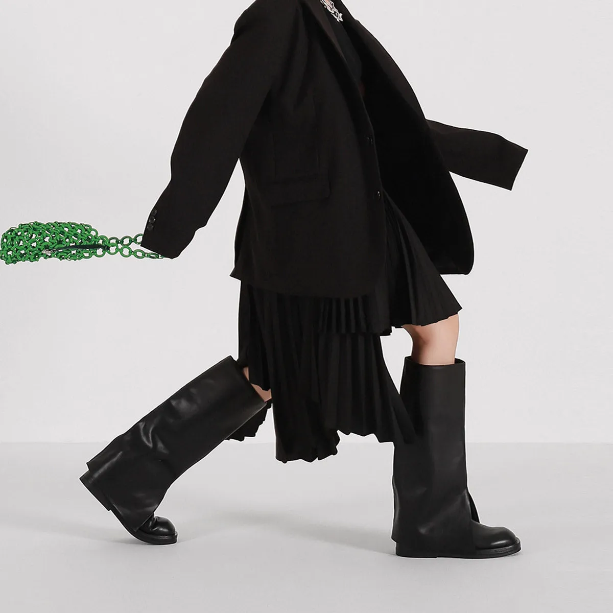 Black Knight Knee High Boots