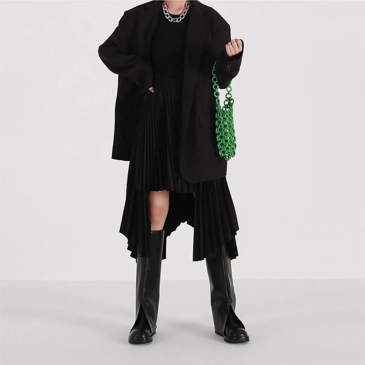 Black Knight Knee High Boots
