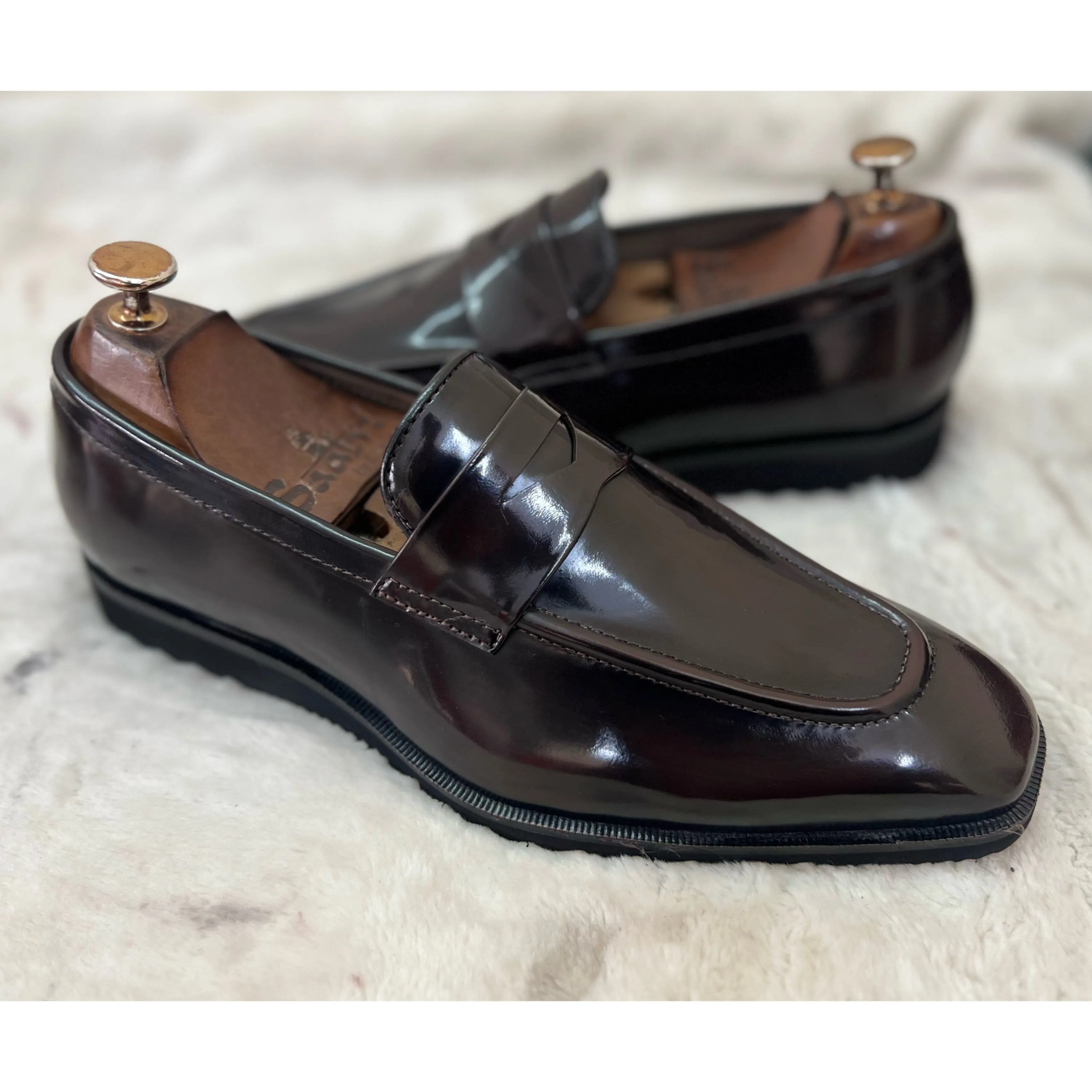 Black Penny Loafers