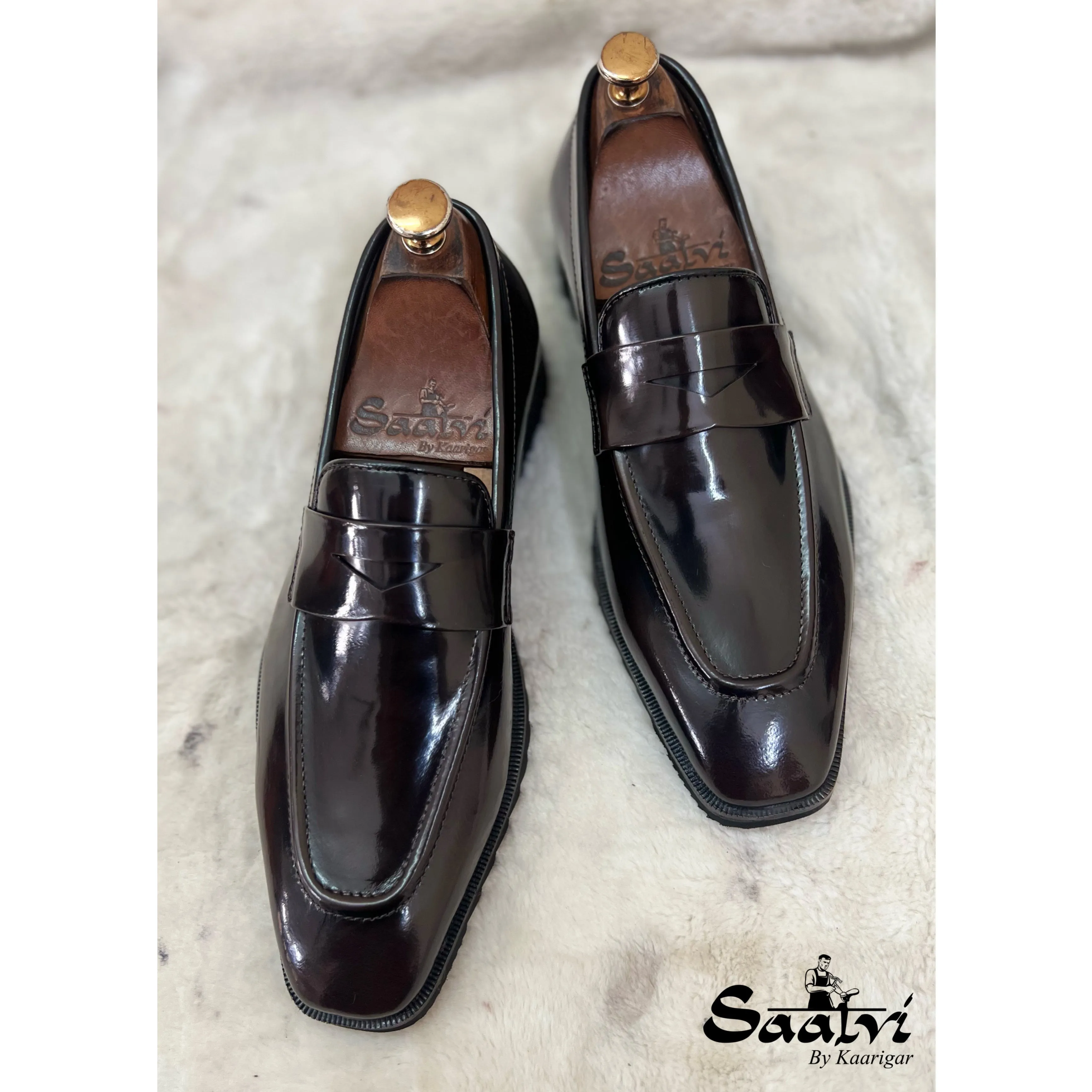 Black Penny Loafers