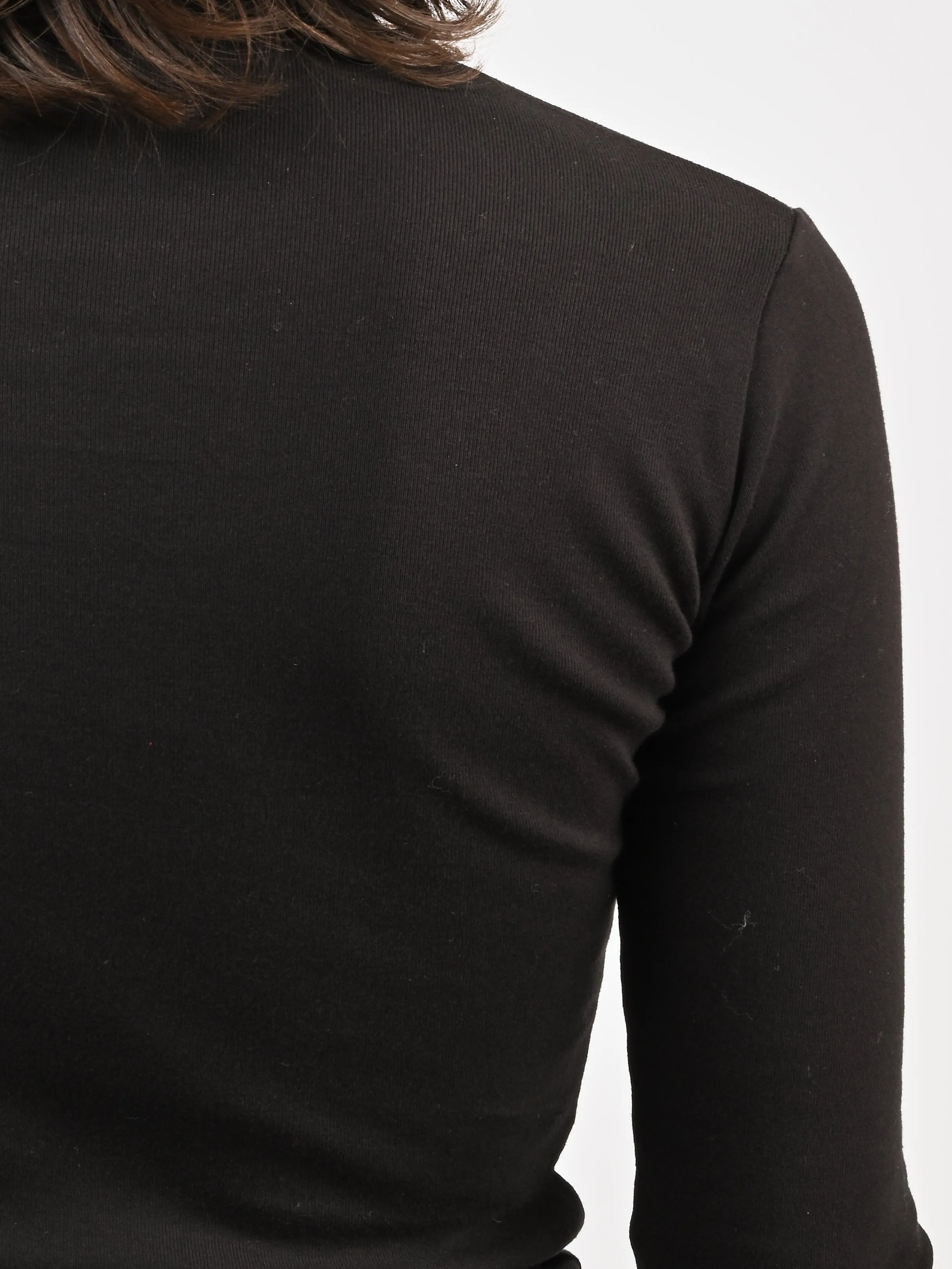 Black Turtleneck Bellevue Tee