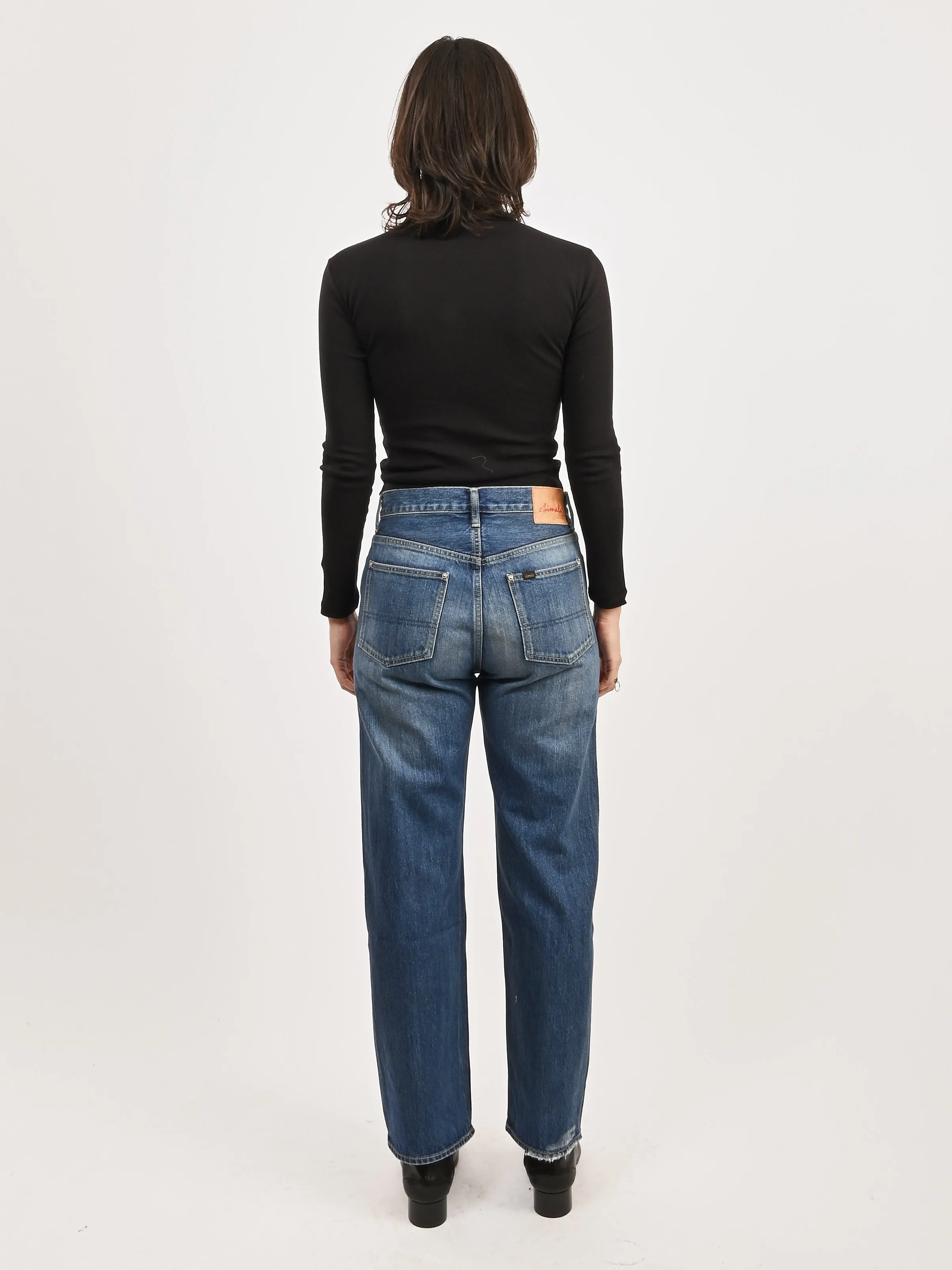 Black Turtleneck Bellevue Tee