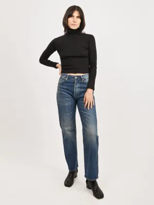Black Turtleneck Bellevue Tee