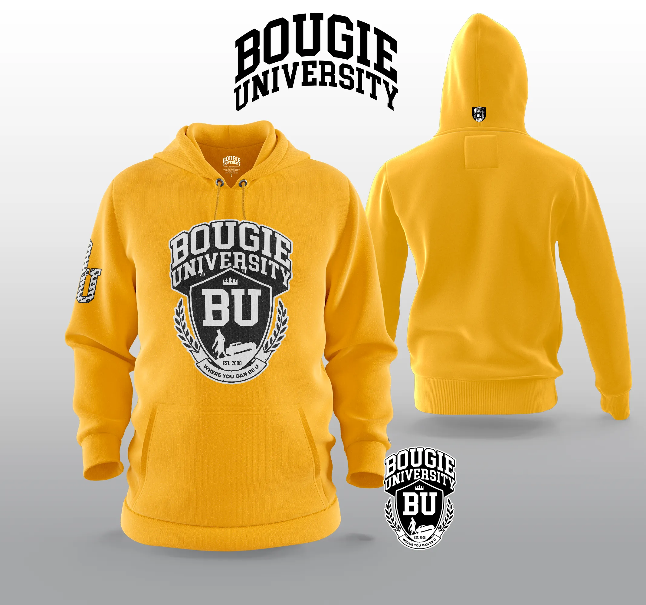 BU Men's Red Hoodie