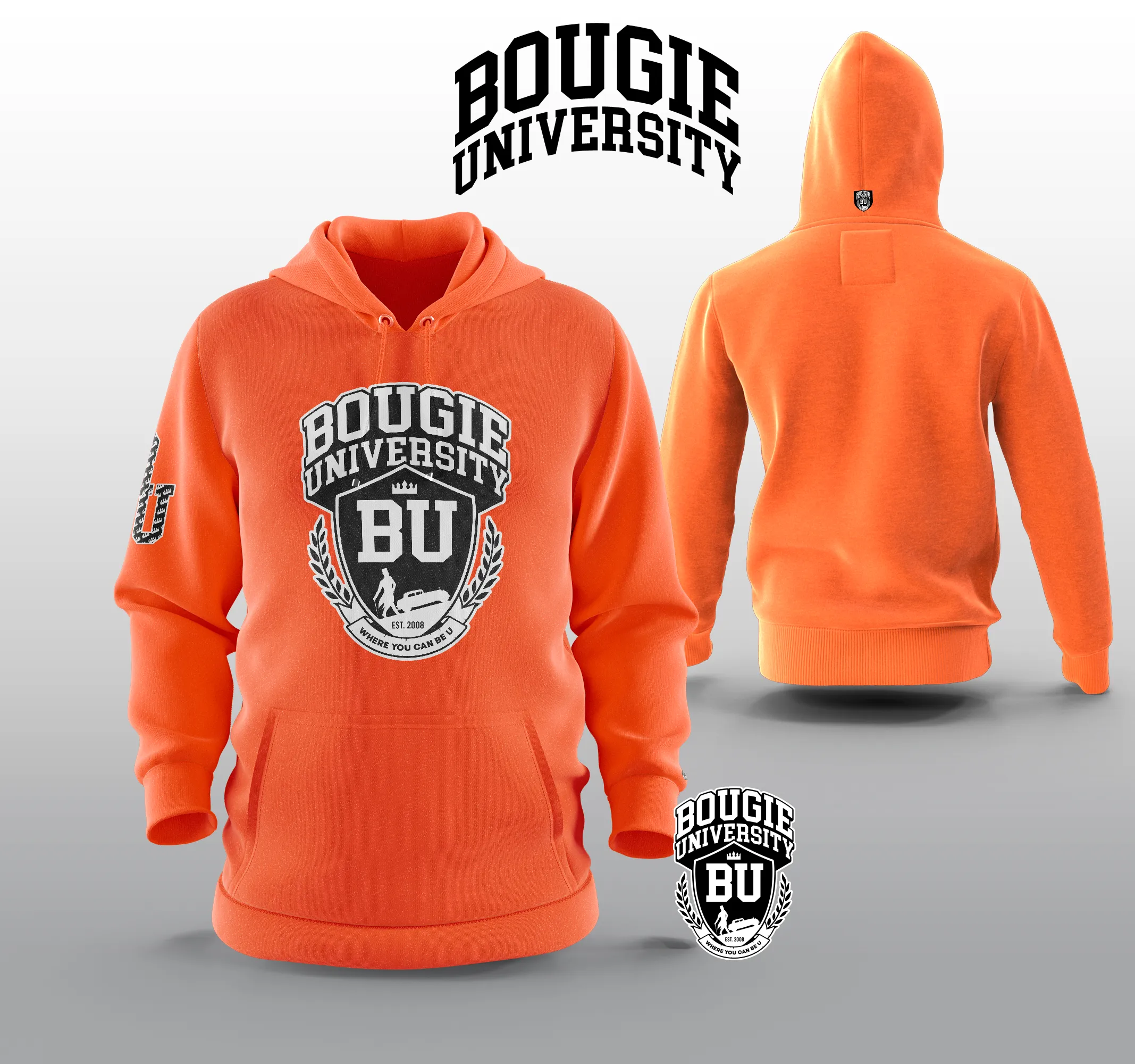 BU Men's Red Hoodie