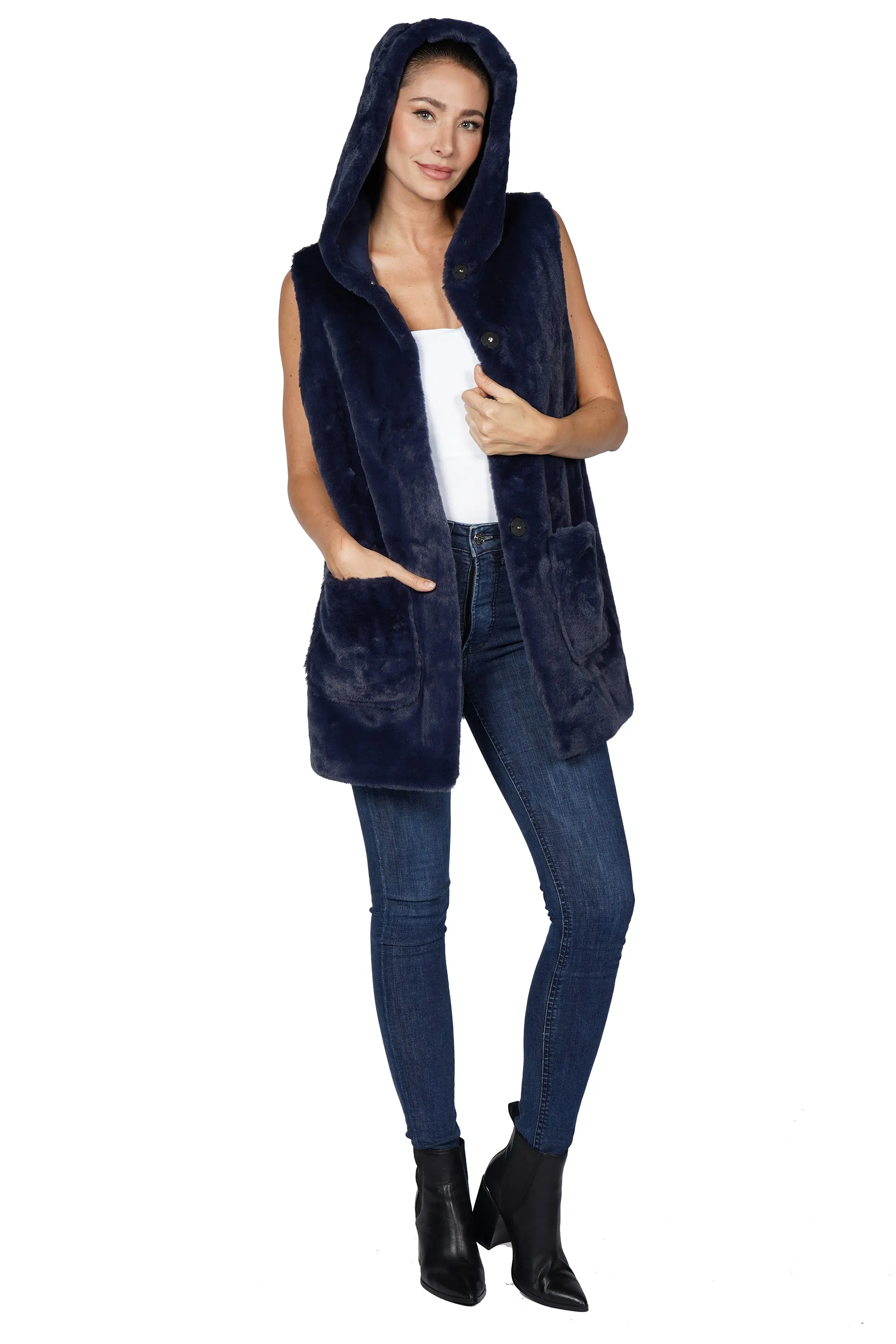 Carl Faux Fur Vest