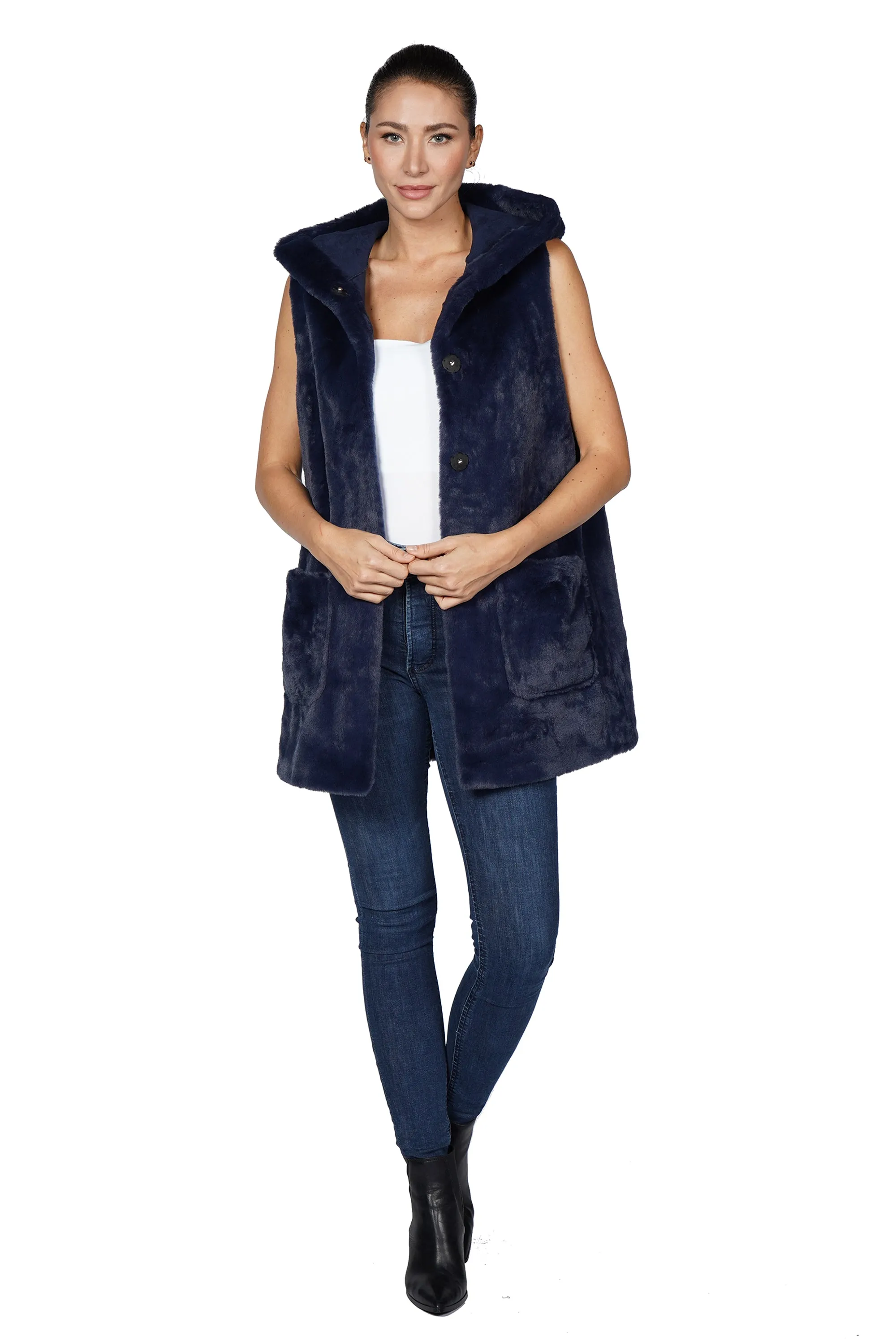 Carl Faux Fur Vest