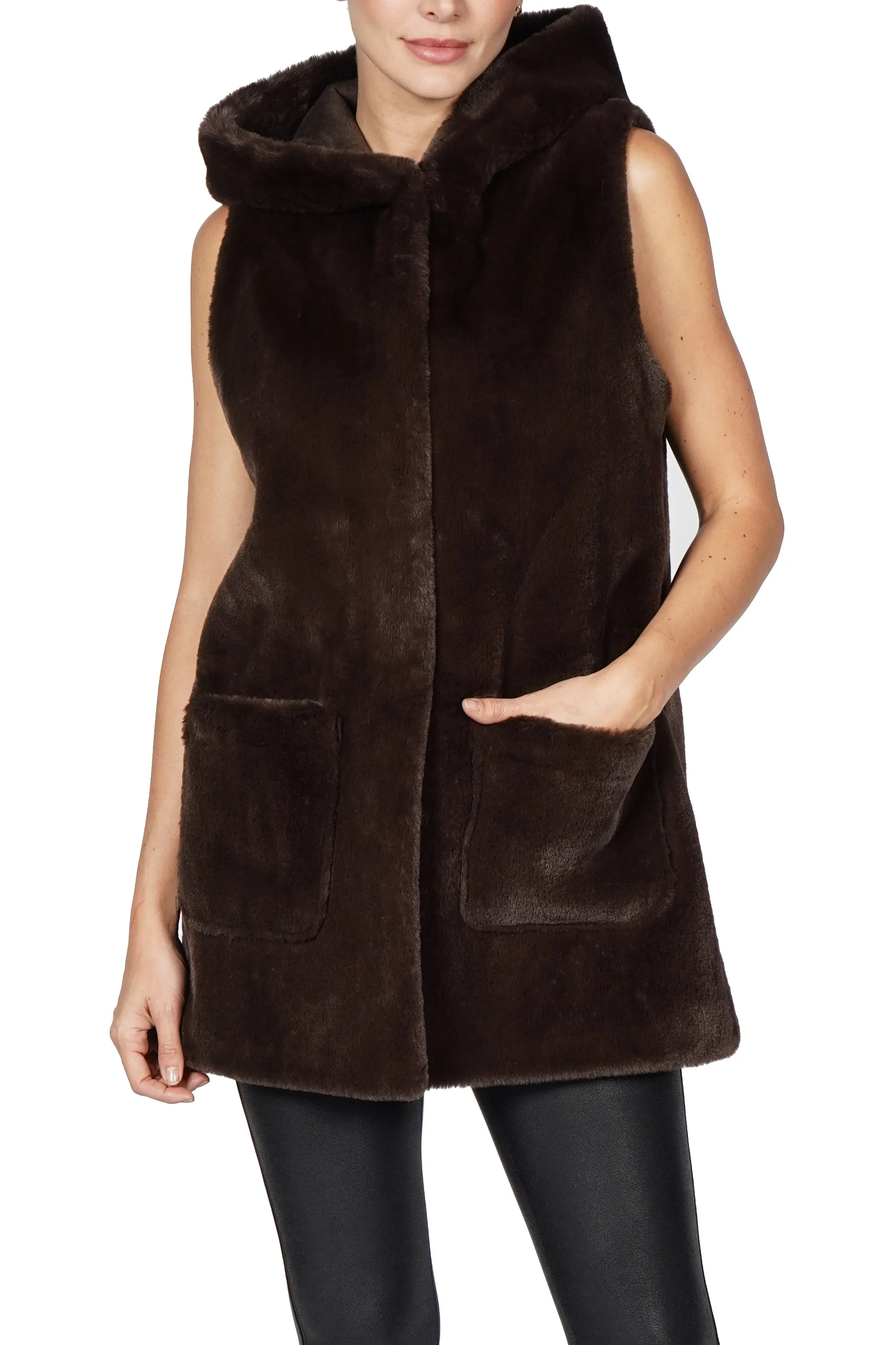 Carl Faux Fur Vest